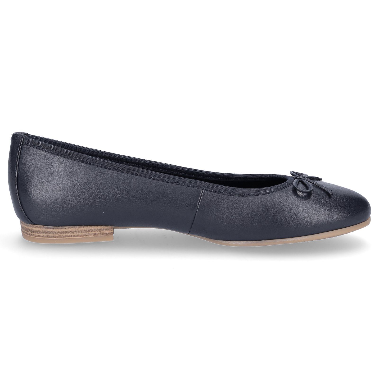 Tamaris Tamaris Damen NAVY Ballerina blau Leder Ballerina