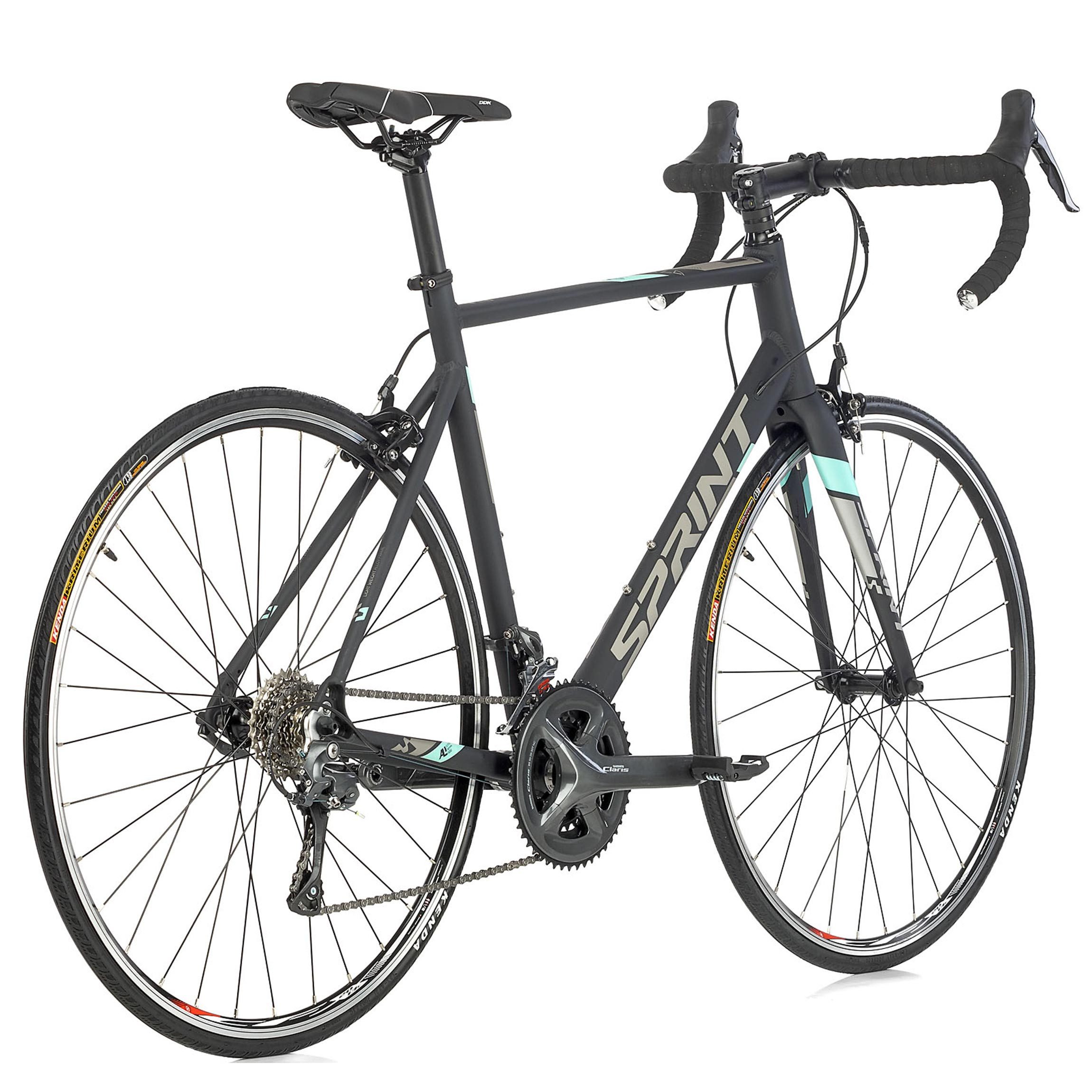 Airtracks Rennrad 28 Herren Rennrad SPRINT MONZA RACE Fahrrad CARBON GABEL 2x8, 16 Gang SHIMANO CLARIS RD-R2000 Schaltwerk, Kettenschaltung, High End Renn Fahrrad - Rahmenhöhen 51 cm 53 cm 55 cm - Modell 2026