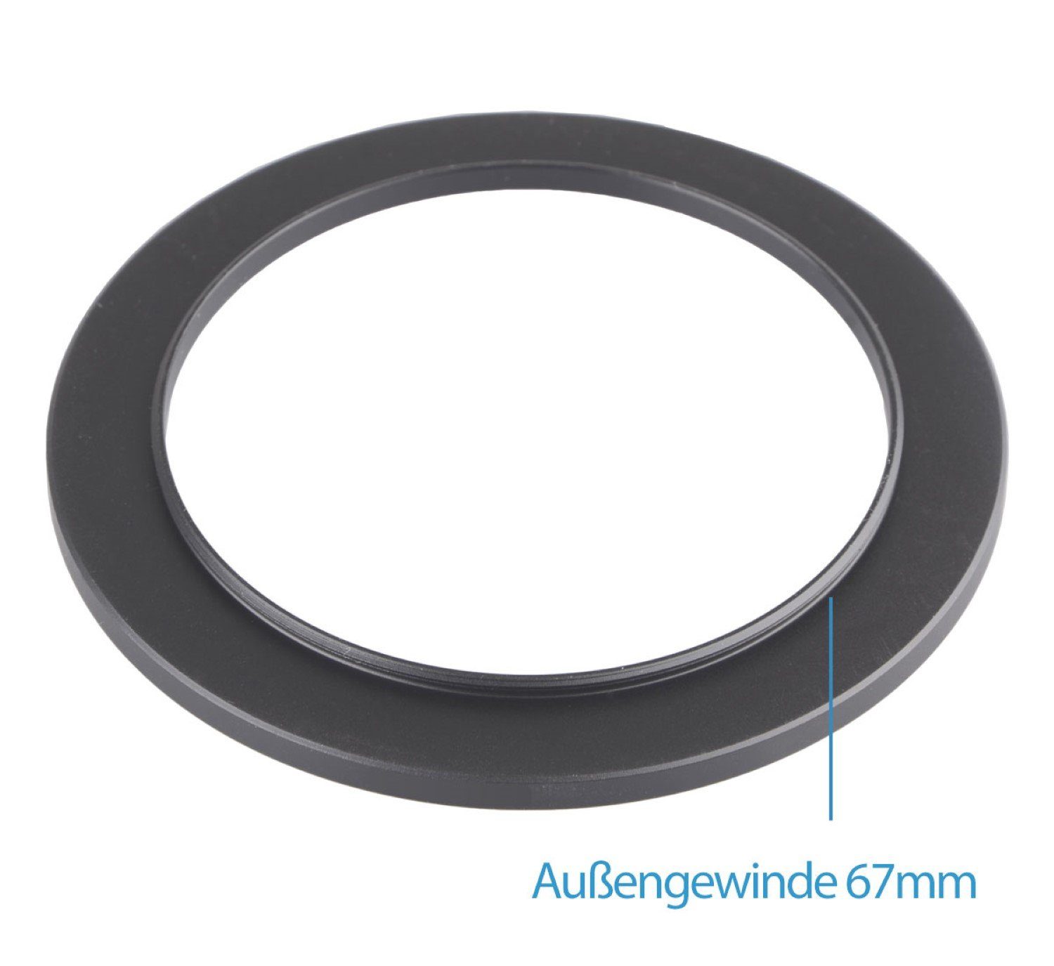 ayex Step-Up Ring 67-77mm Reduzierring Adapterring für alle Hersteller Foto-Filter-Sets
