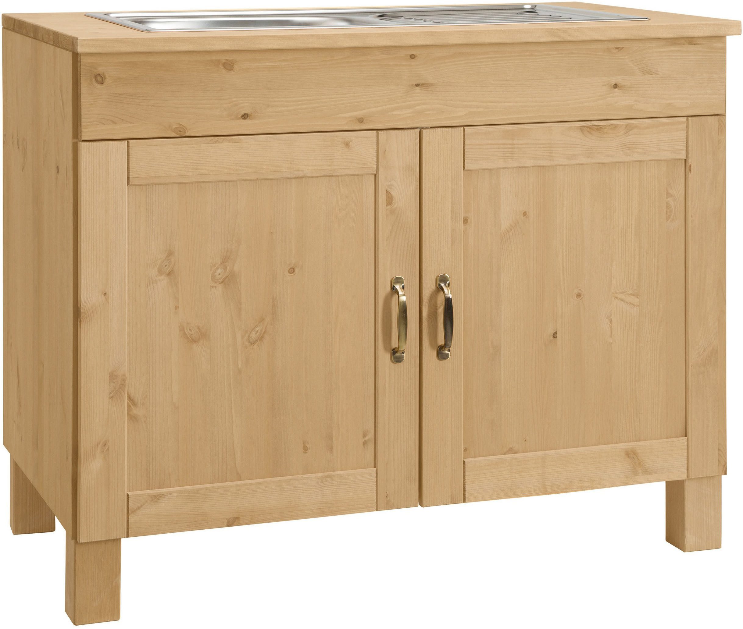 Home affaire Spülenschrank Alby Breite 100 cm, 1 Fach