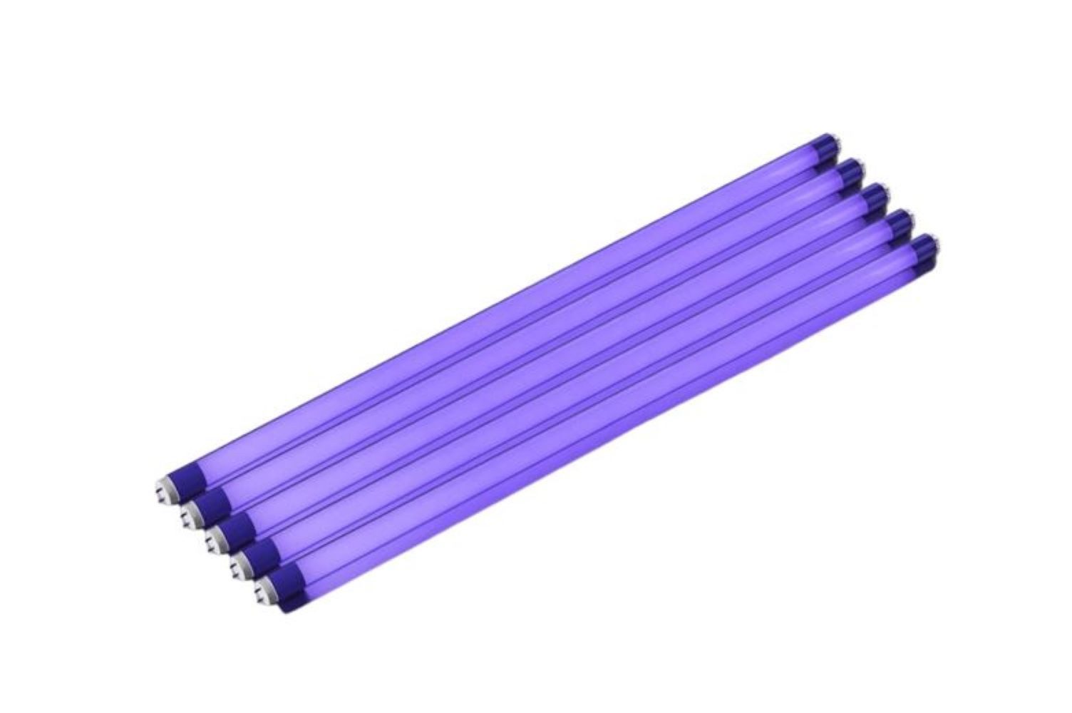 XENON LED Dekolicht 8959 LED Röhre 230 Volt 5er Pack 18W T8 120cm 2000Lm Kunstst. Violett, Xenon / Violett