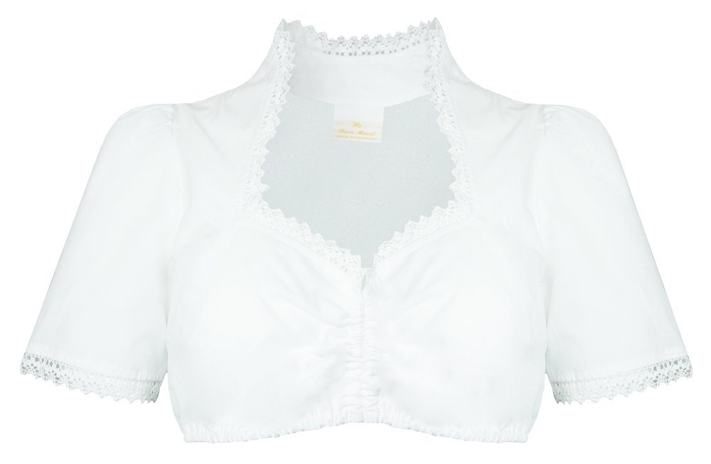Dirndlbluse Pierre Marcel Damen Halbarm Dirndlbluse Julia mit