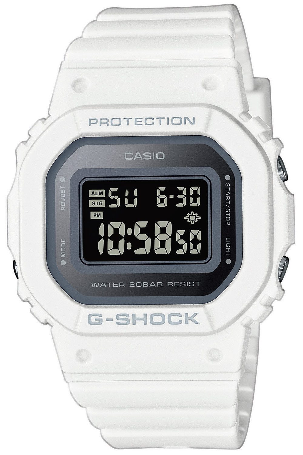 CASIO G-SHOCK Digitaluhr G-Shock Origin Digital-Uhr Weiß/Schwarz