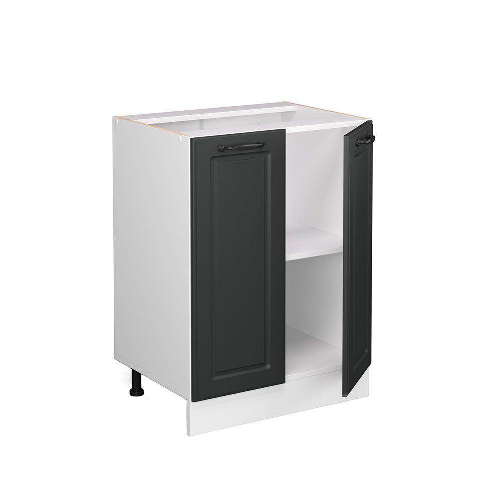 Vicco Unterschrank R-Line, Anthrazit Landhaus/Weiß, 60 günstig online kaufen