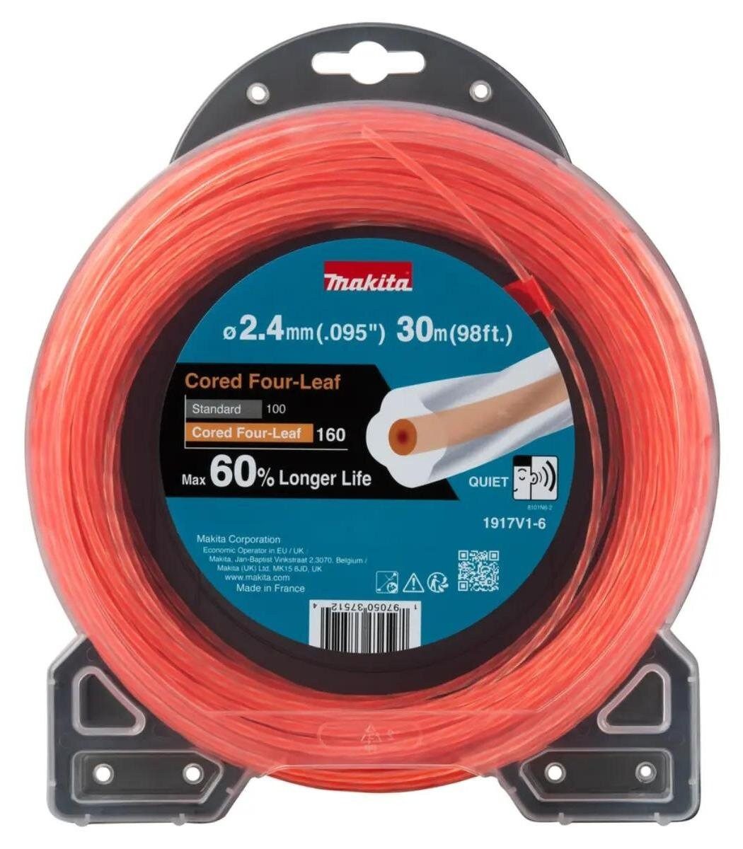 Makita Trimmerfaden Makita NYLON-ANGELSCHNUR CLOVER 2,4mm/30mb
