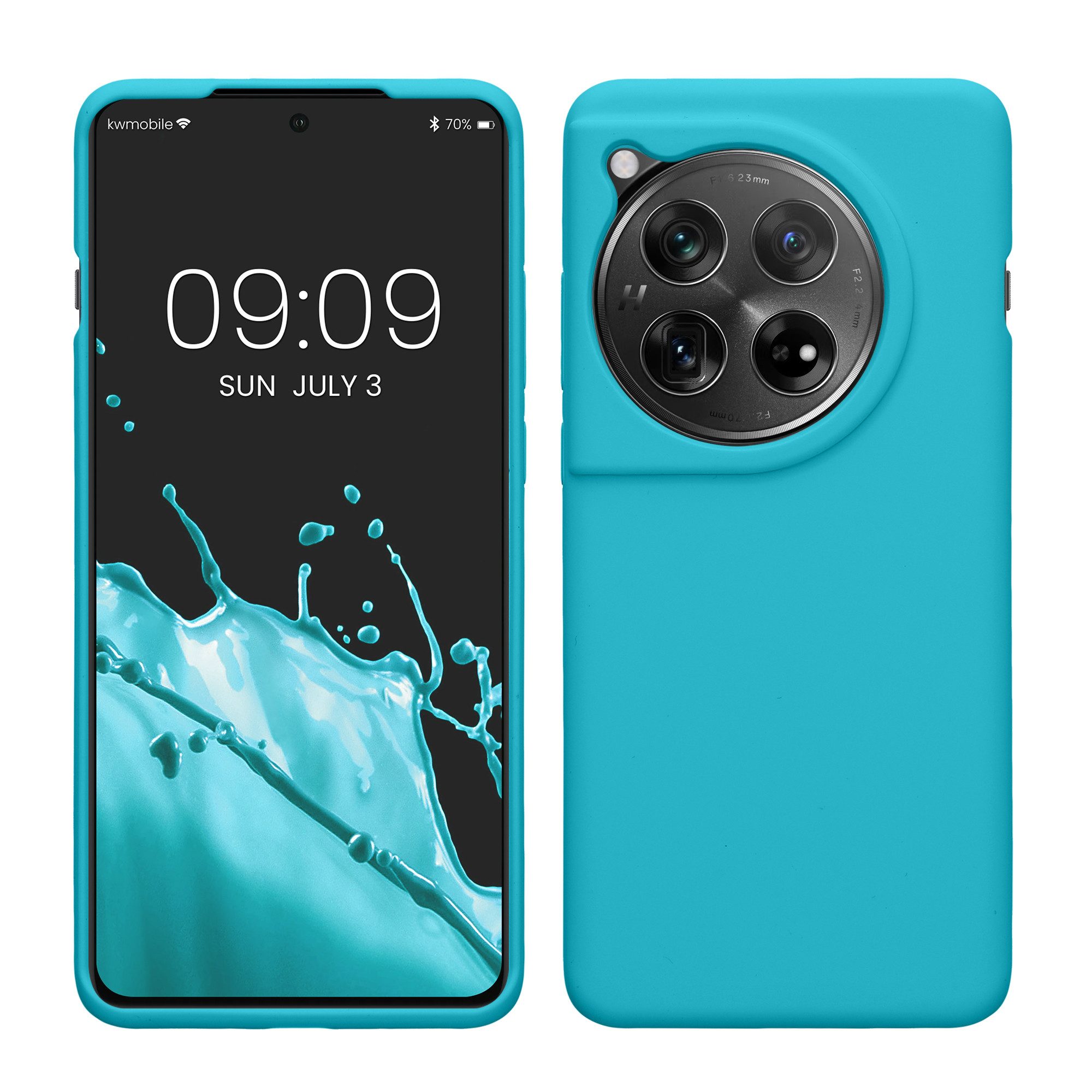 kwmobile Handyhülle Handyhülle für OnePlus 12 Hülle, Weiches Handy Silikon Case - Schutzhülle Cover