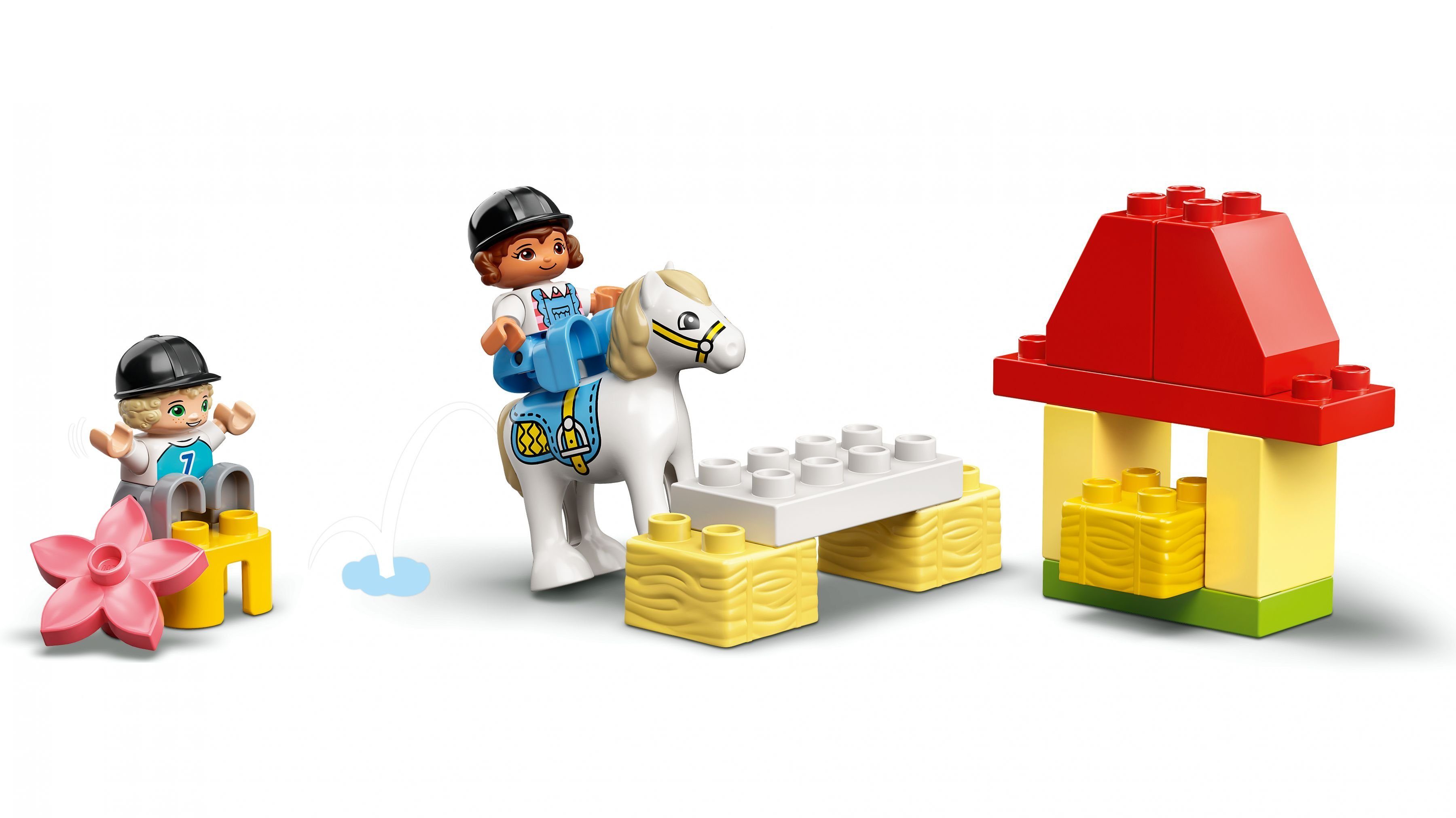 - und (Set, Pferdestall DUPLO® LEGO® 65 LEGO® St) Ponypflege, Konstruktionsspielsteine