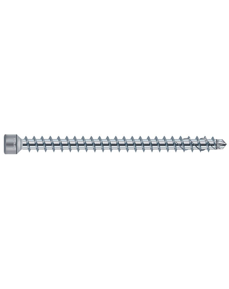Eurotec Holzbauschraube KonstruX, Stahl weiß verzinkt, Zylinderkopf TX30, Vollgewinde, (100 St)