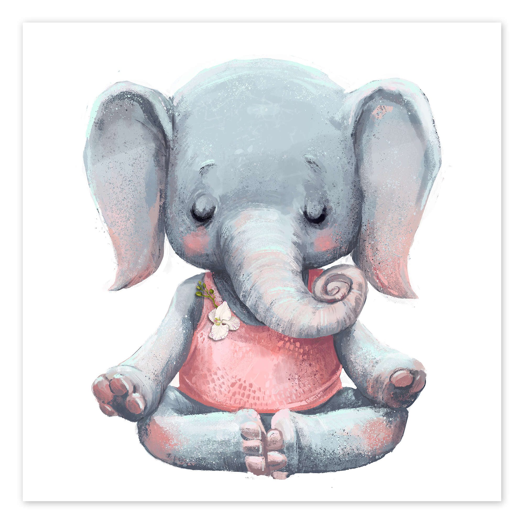 Posterlounge Wandbild Eine kleine Meditation, Eve Farb, erhältlich als Poster, Leinwandbild, Wandsticker oder Acrylglasbild