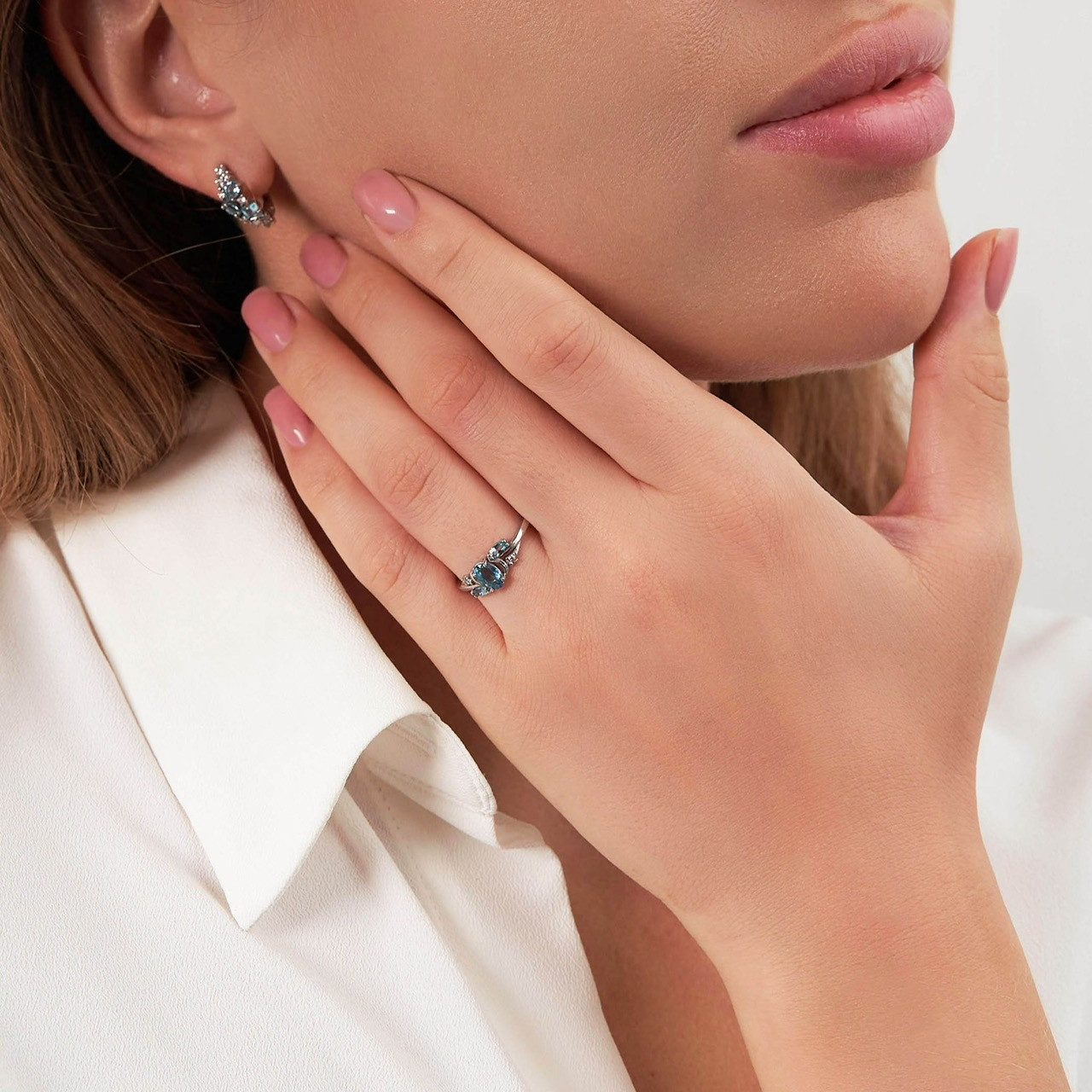 Secretforyou Fingerring Fingerring Ring 925 Silber Topas Zirkonia Echtschmu günstig online kaufen