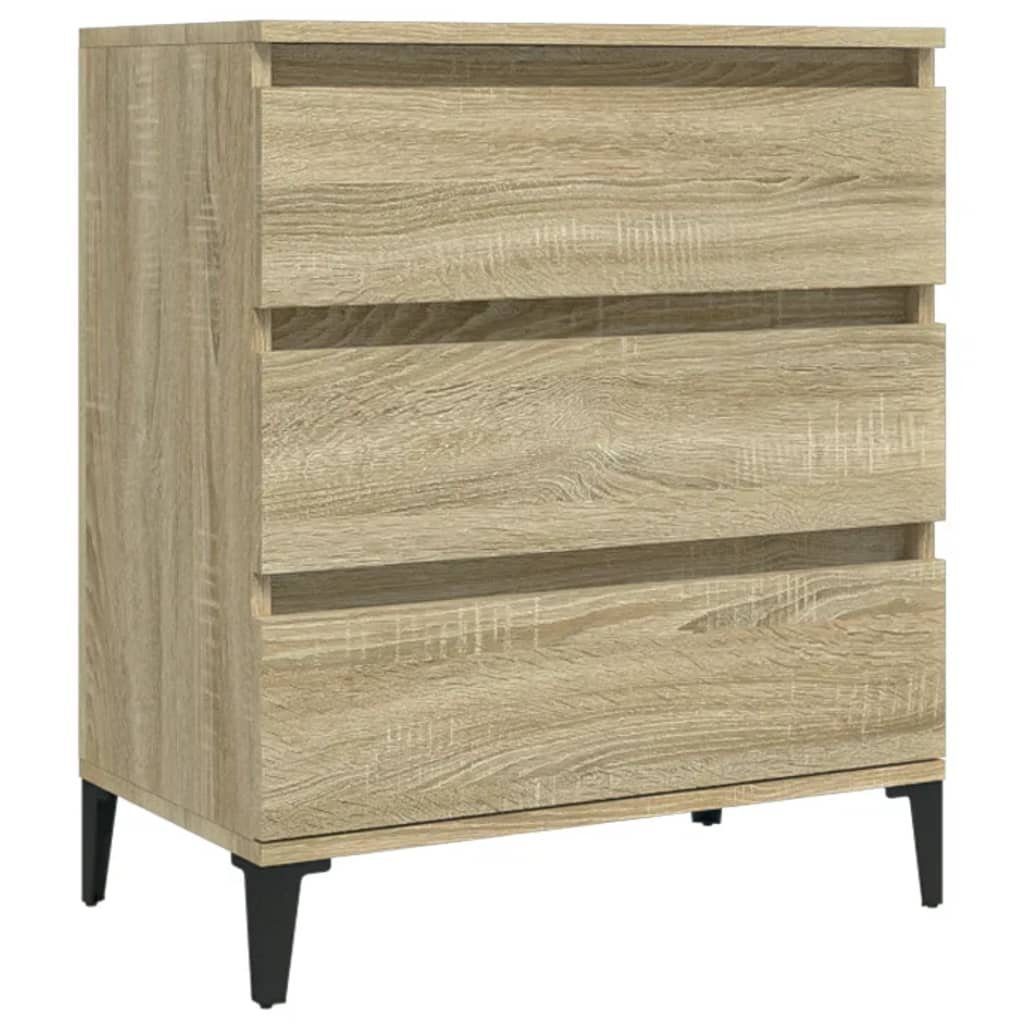 furnicato Sideboard Sonoma-Eiche 60x35x70 cm Holzwerkstoff (1 St)