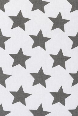 ELBERSDRUCKE Dekokissen STARS ALLOVER, Kissenhülle mit Polyesterfüllung mit trendigen Stern-Motiven, 45x45 cm