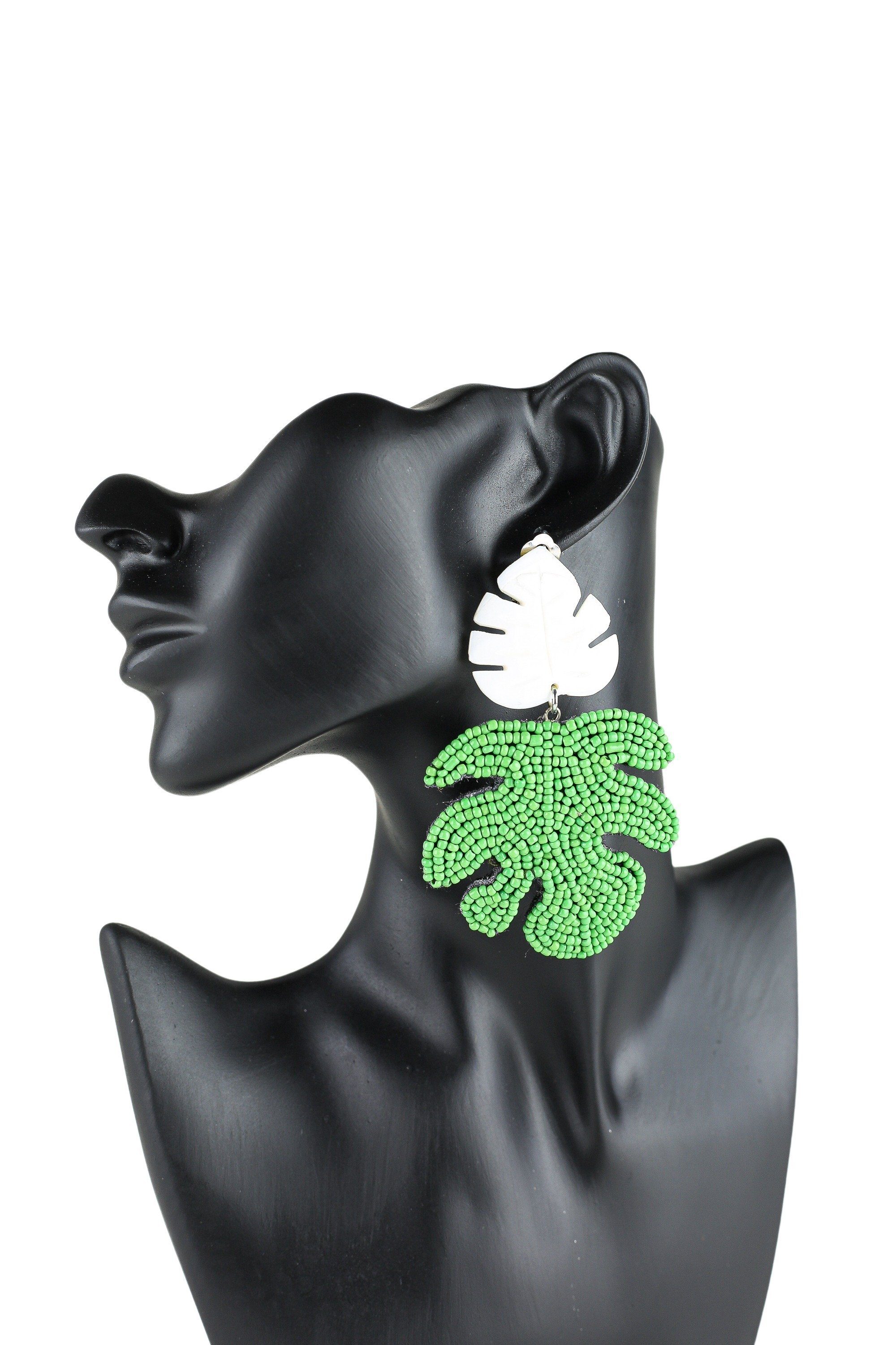 COLLEZIONE ALESSANDRO Paar Ohrclips Leaf