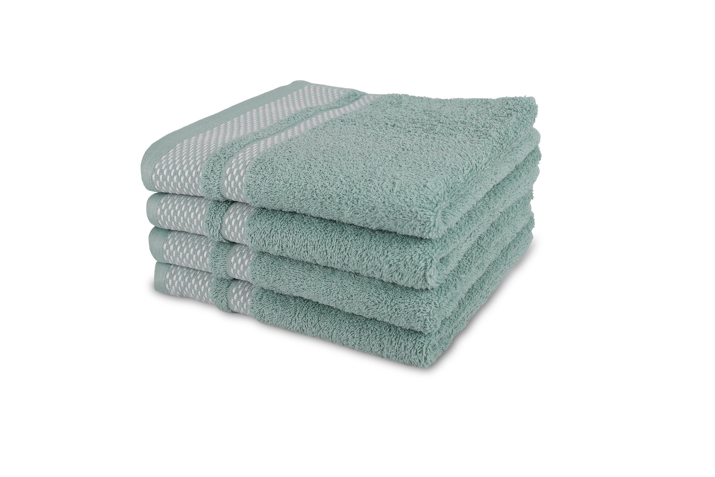 jilda-tex Handtuch Set, Frottier, (4-tlg), weich, günstig online kaufen
