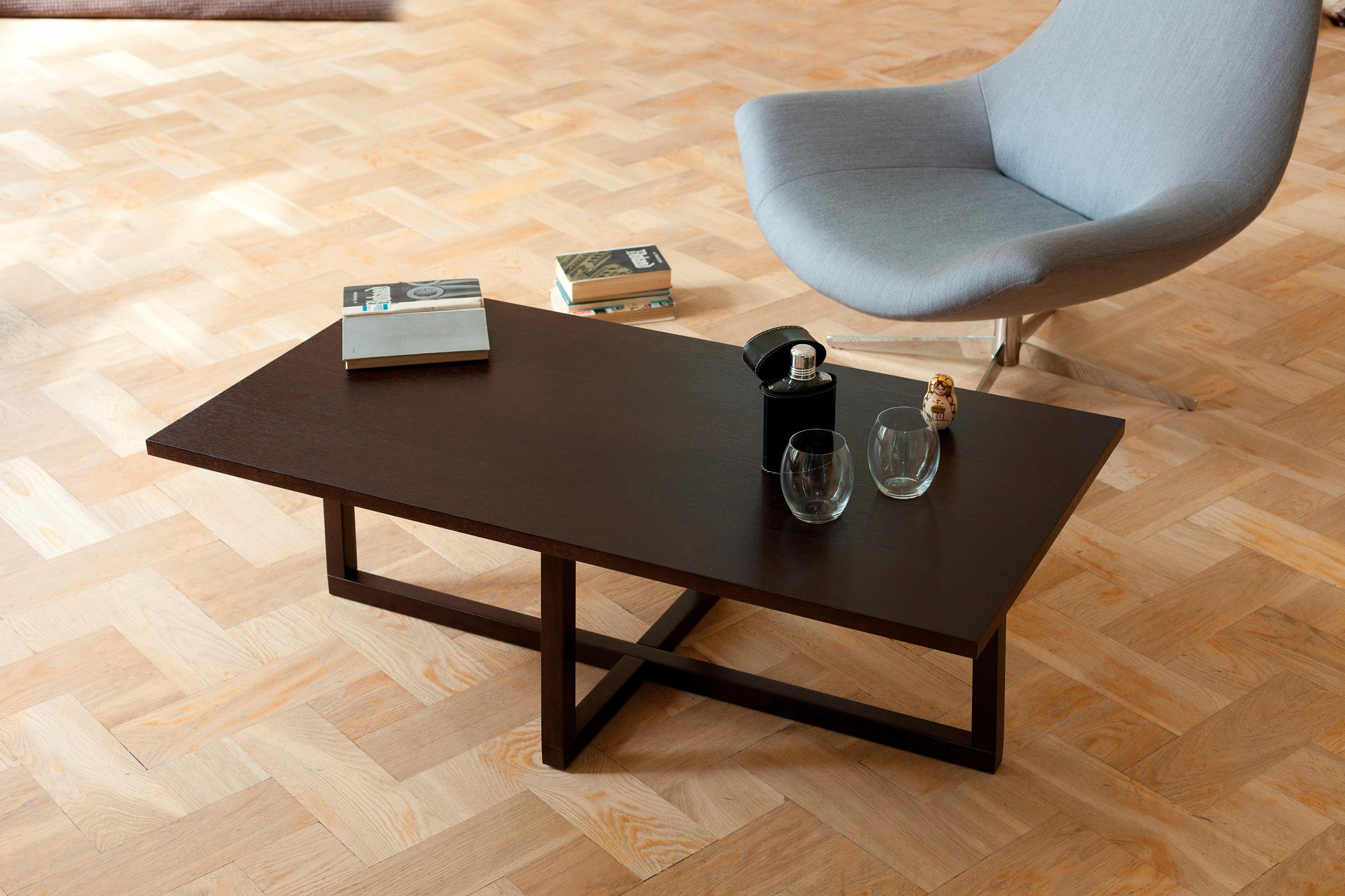 Woodman Couchtisch Milo, Breite 115 cm, Gestell aus Massivholz, FSC®-zertifiziert