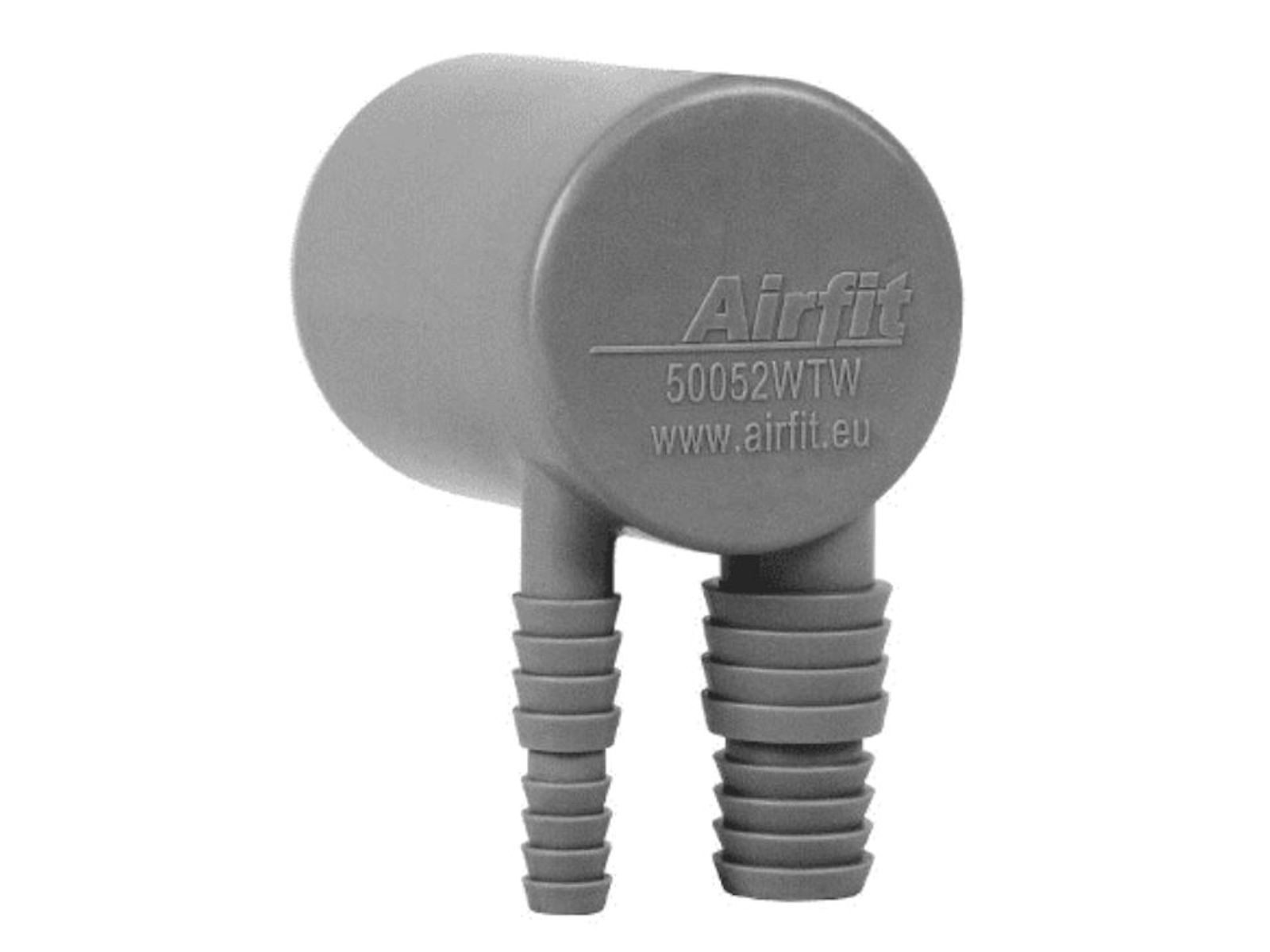 Airfit GmbH & Co. KG Ablaufrohr Doppel-Anschlusswinkel für Waschm. und Trockner, gewinkelt DN 50