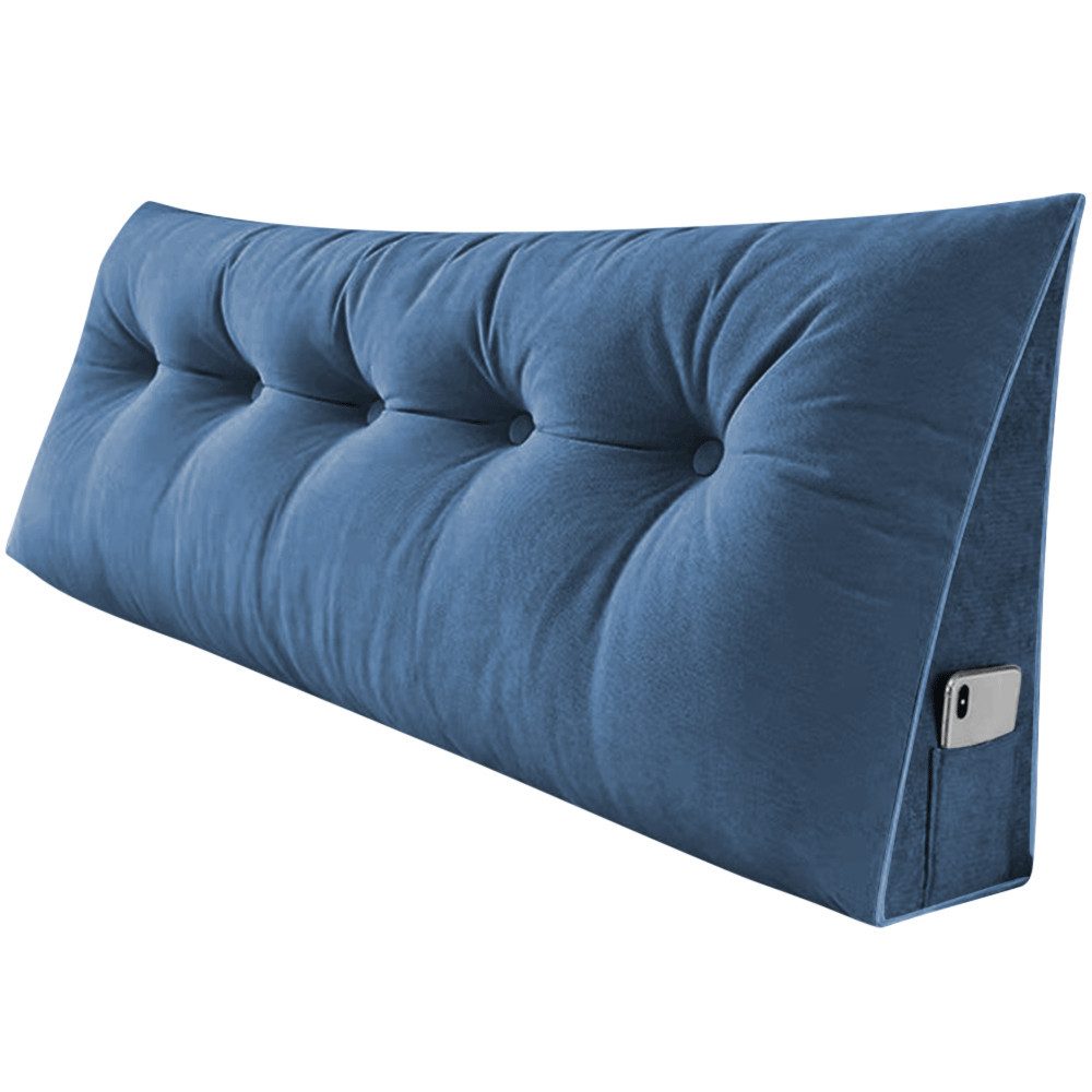 JEOBEST Rückenkissen Dreieckiges Lesekissen, Keilkissen mit Seitenfach, 1-t günstig online kaufen