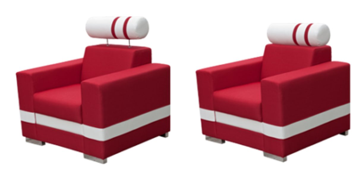 Sofa Sitzer Möbel Holz Luxus Design 1 Esszimmer Sessel Sessel, Textil Klasse Relax JVmoebel Stuhl