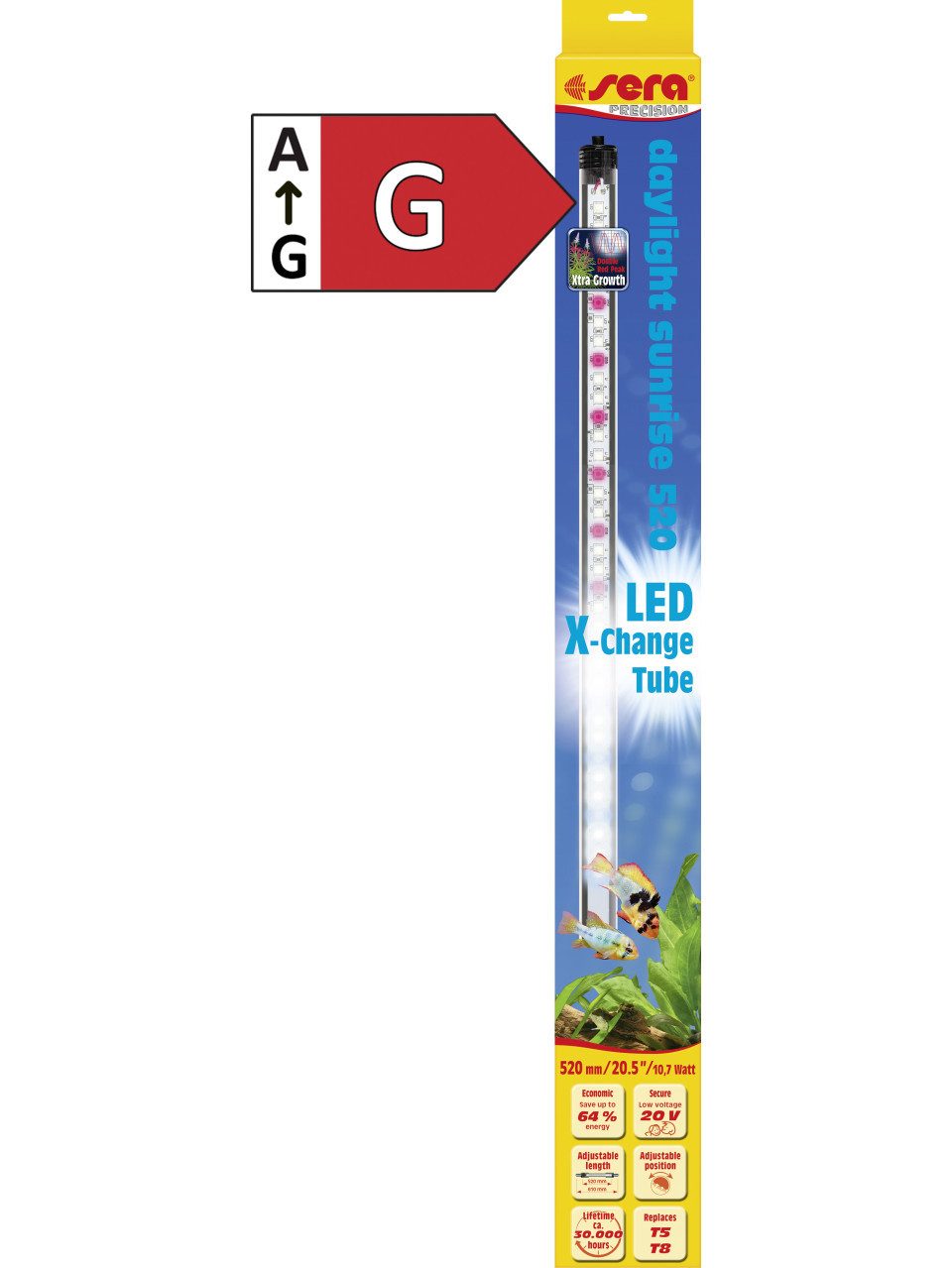 Sera LED Aquariumleuchte Sera Aquarium-Beleuchtung LED X-Change Tube