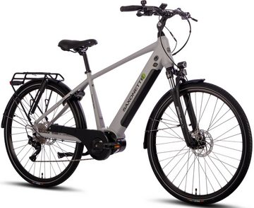 SAXONETTE E-Bike Premium Sport (Diamant), 10 Gang, Kettenschaltung, Mittelmotor, 522 Wh Akku, Pedelec