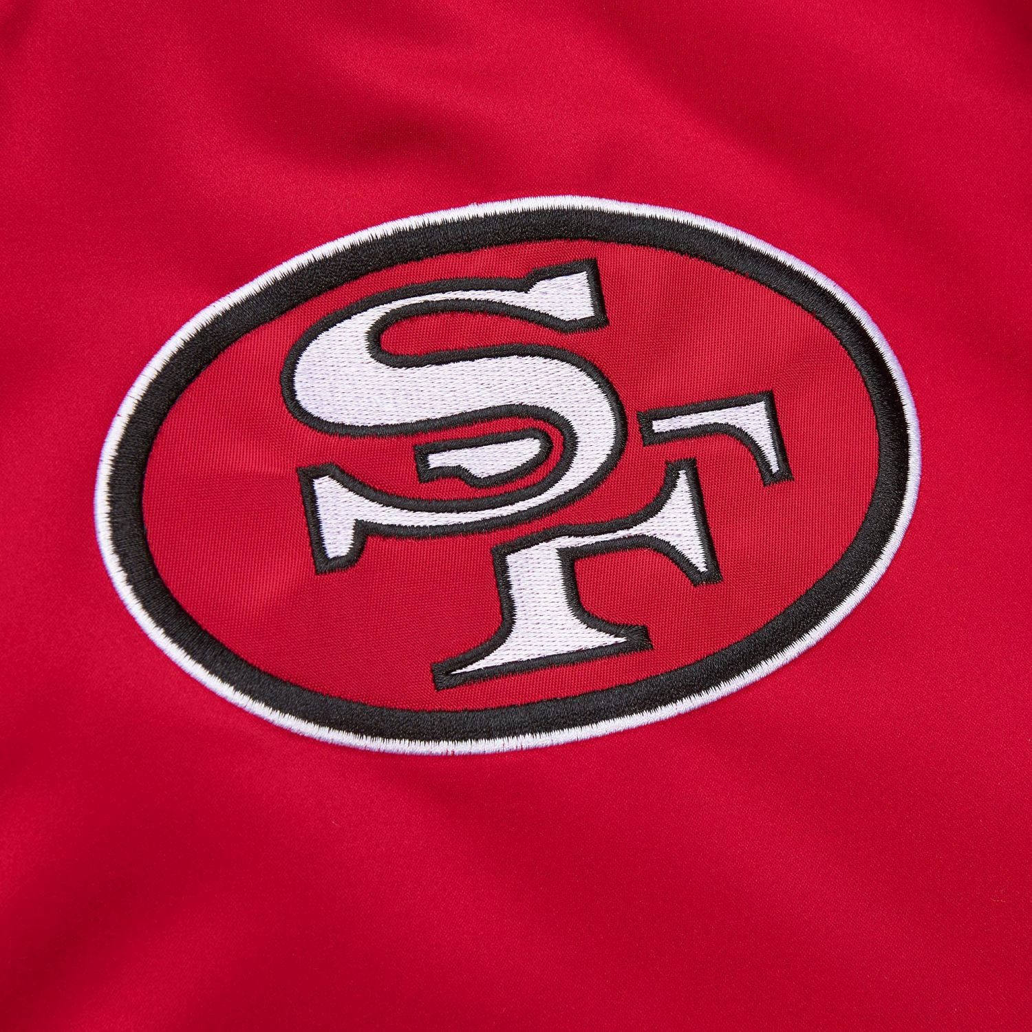 Mitchell & Ness Collegejacke Heavyweight Satin NFL San Francisco 49ers