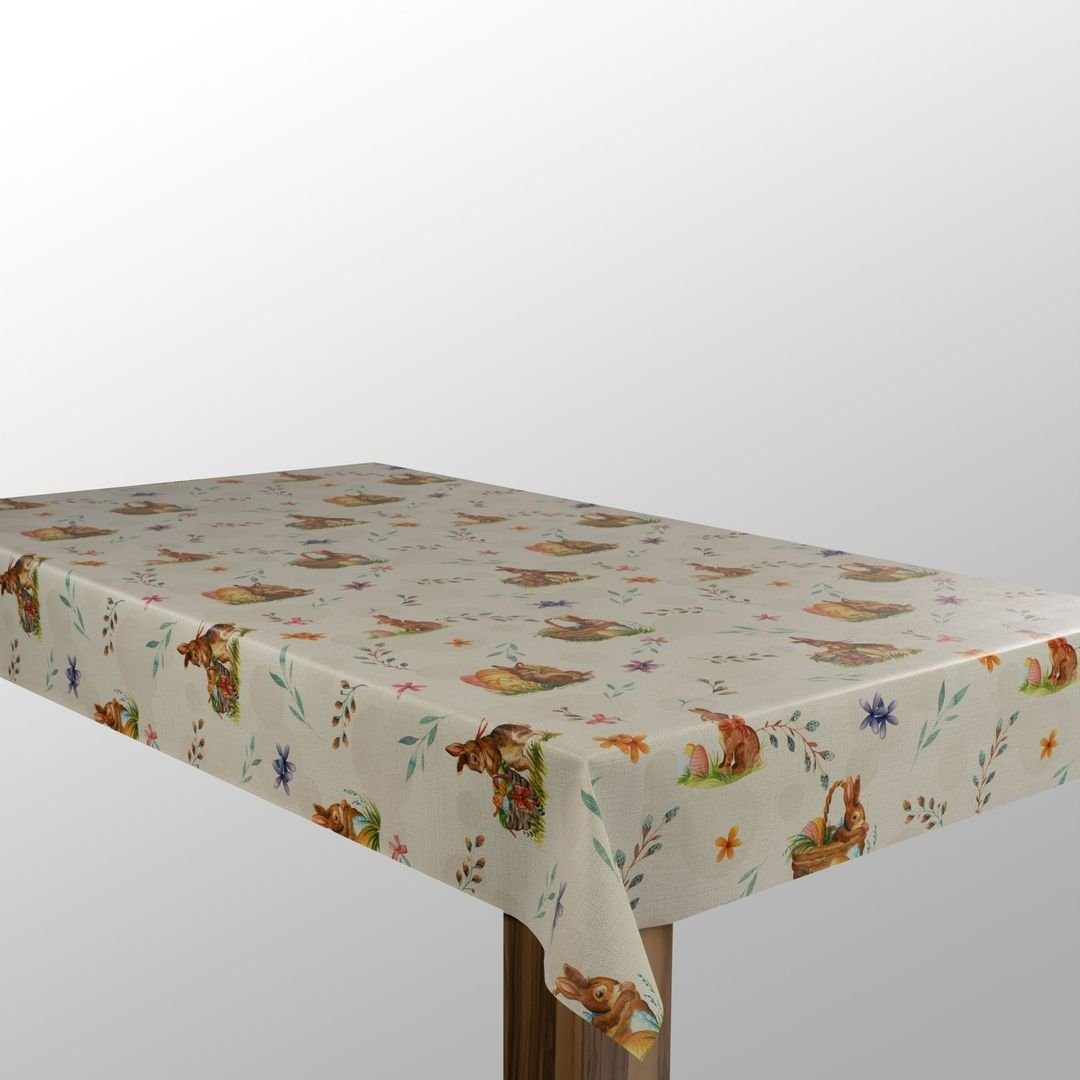Tischdecke Tropisch Mit Palmen – Wasserdicht, Rechteckig 152x213 Cm Für Garten, Küche & Party