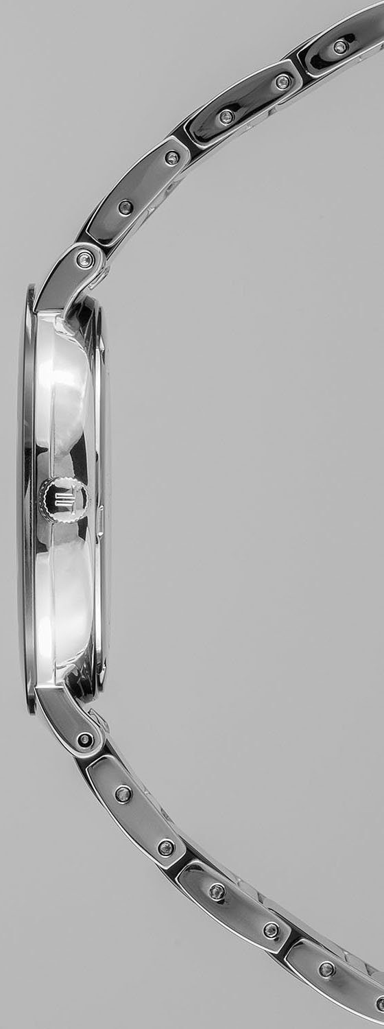 Jacques Lemans Keramikuhr Monaco 42-7A, Quarzuhr, Armbanduhr, Damenuhr, gehärtetes Crystexglas