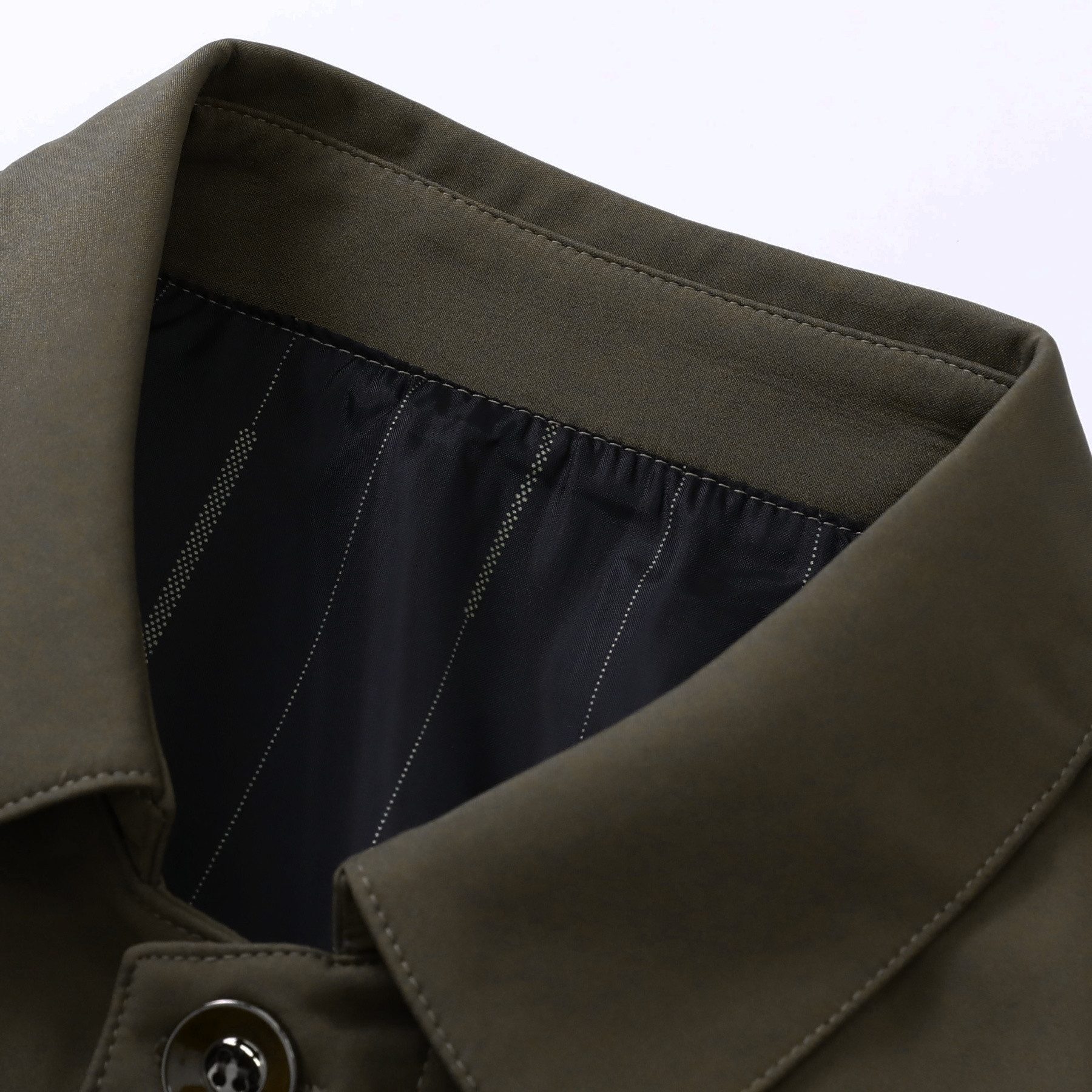 Allthemen Bomberjacke mit Knöpfen Blouson Herren casual Harrington Jacke für Herbst – Bild 4 von 5