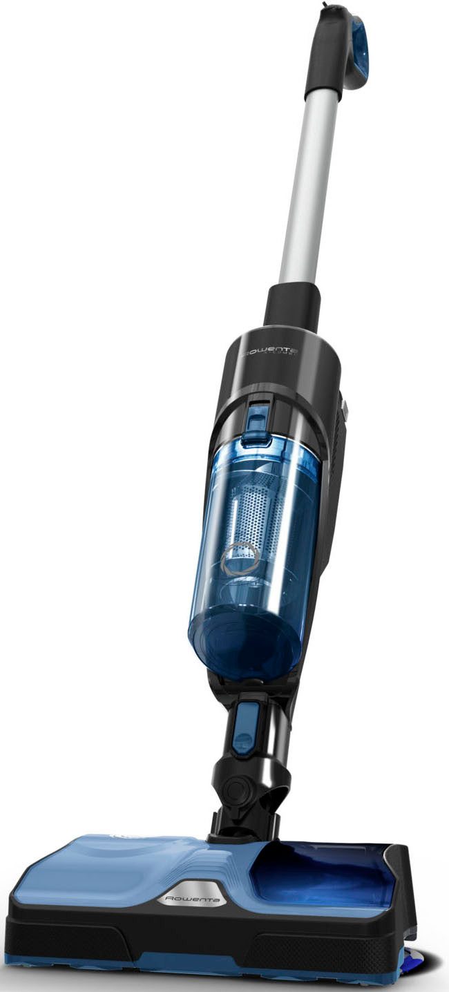 Rowenta Nass-Trocken-Akkusauger X-Combo, 2-in-1 Staubsaugen und rotierendes Wischen gleichzeitig, 215 W, beutellos, hohe Saugkraft, drei Reinigungsmodi, starker 21,6 V Akku, GZ3038