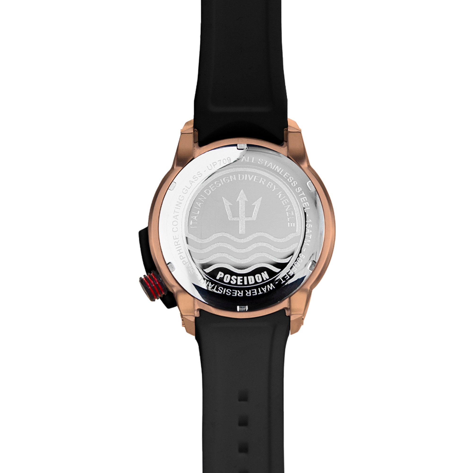 Kienzle Quarzuhr POSEIDON24 Quarz Armbanduhr Edelstahl roségold