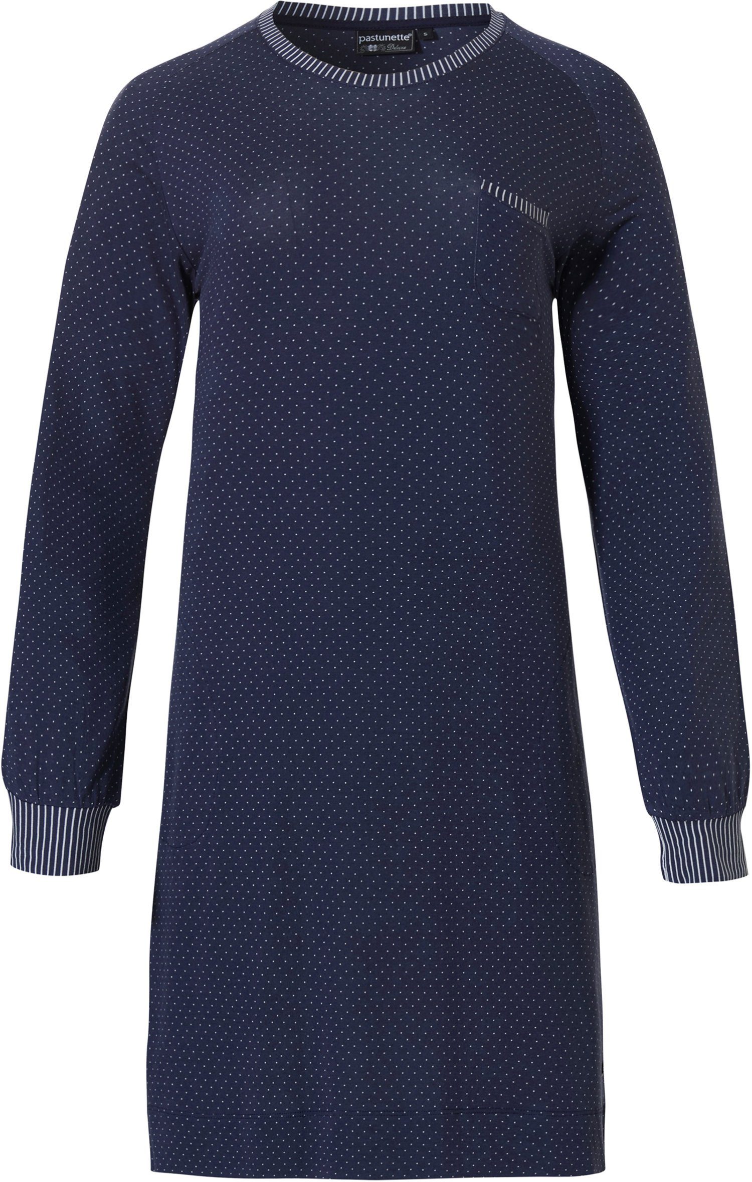 Pastunette Nachthemd Damen Nachthemd mit langem Arm (1-tlg) De Luxe günstig online kaufen