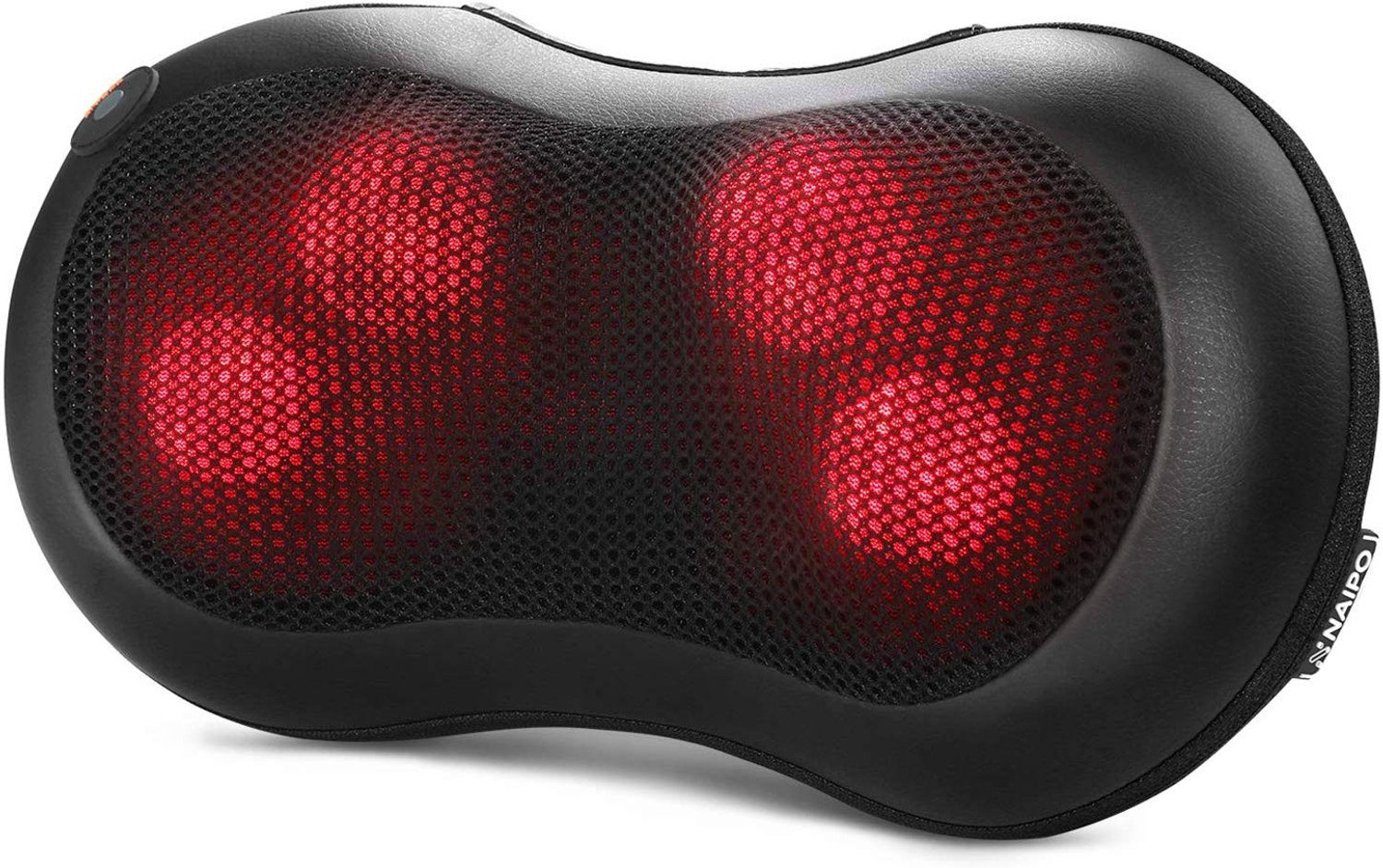 NAIPO Massagekissen, Shiatsu Massagegerät für Nacken Schulter Rücken