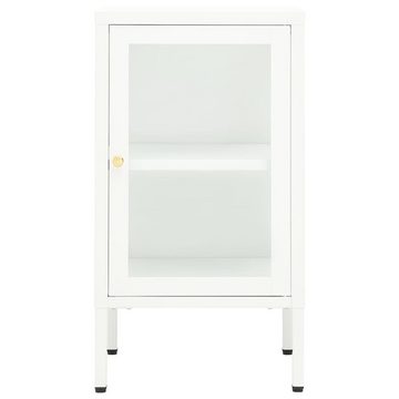 vidaXL Sideboard Sideboard 38x35x70 cm Metall und Glas (1 St)
