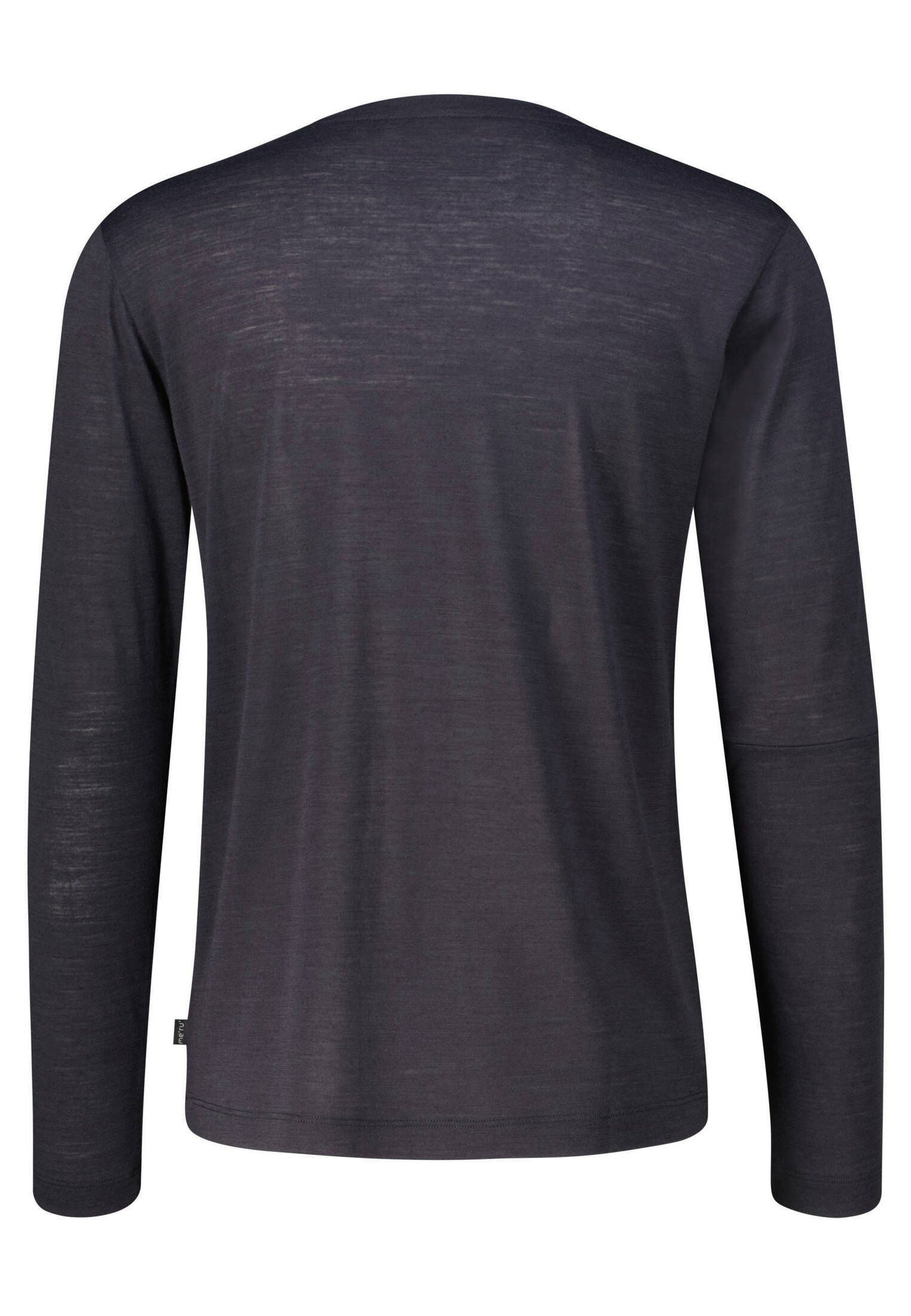 Meru Langarmshirt Herren Longsleeve mit Wolle günstig online kaufen