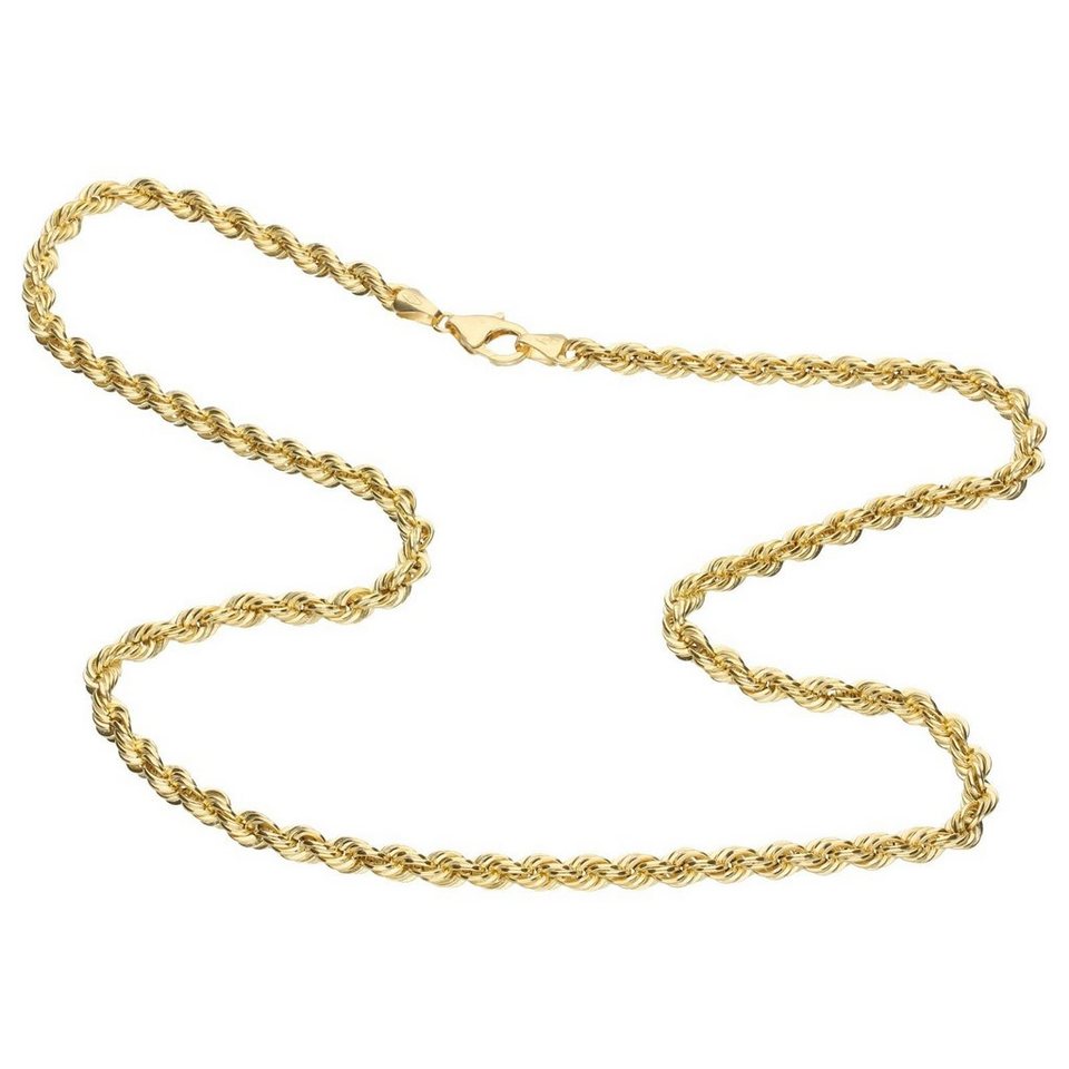 Luigi Merano Goldkette Kordelkette, hohl, Gold 585, Länge ca. 42, 45, 55  oder 60 cm