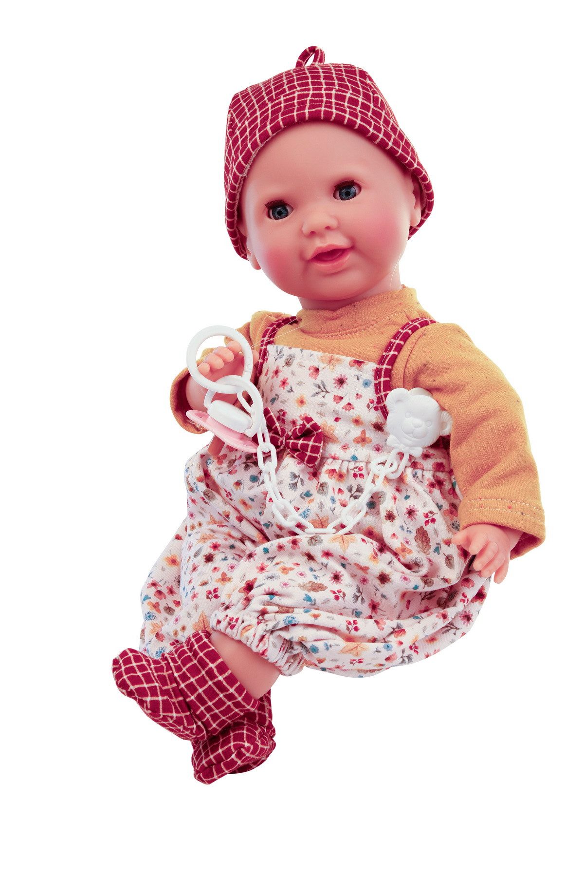 Stoffpuppe Schildkröt Puppe Lenchen (37 cm, Malhaar, braune Schlafaugen) 2837334