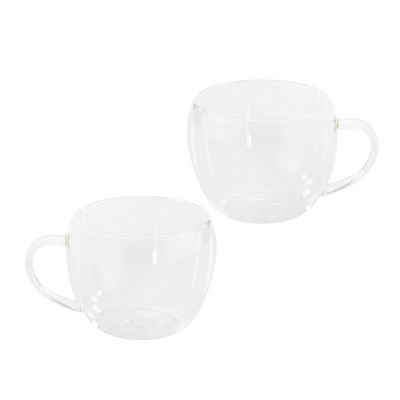 Neuetischkultur Teeglas Teegläser doppelwandig 2er-Set, Borosilikatglas, Thermogläser