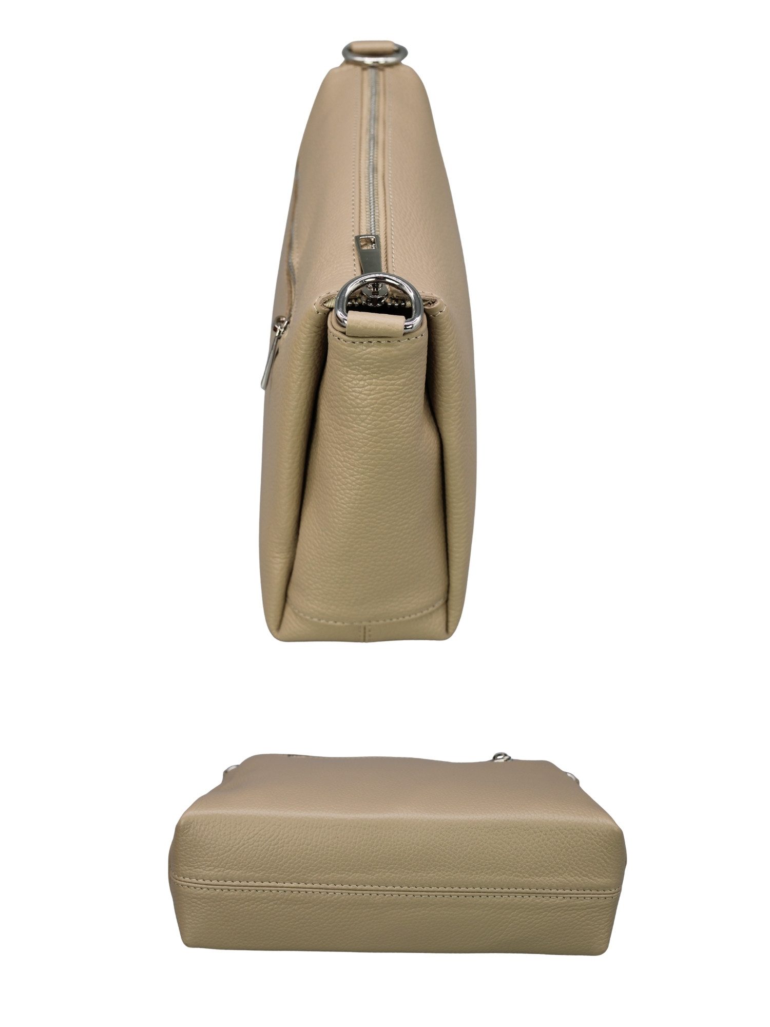 Adel Bags Schultertasche Echtleder Umhängetasche Sahra – Mittelgroß, viele Fächer, verstellbar, echtes Leder