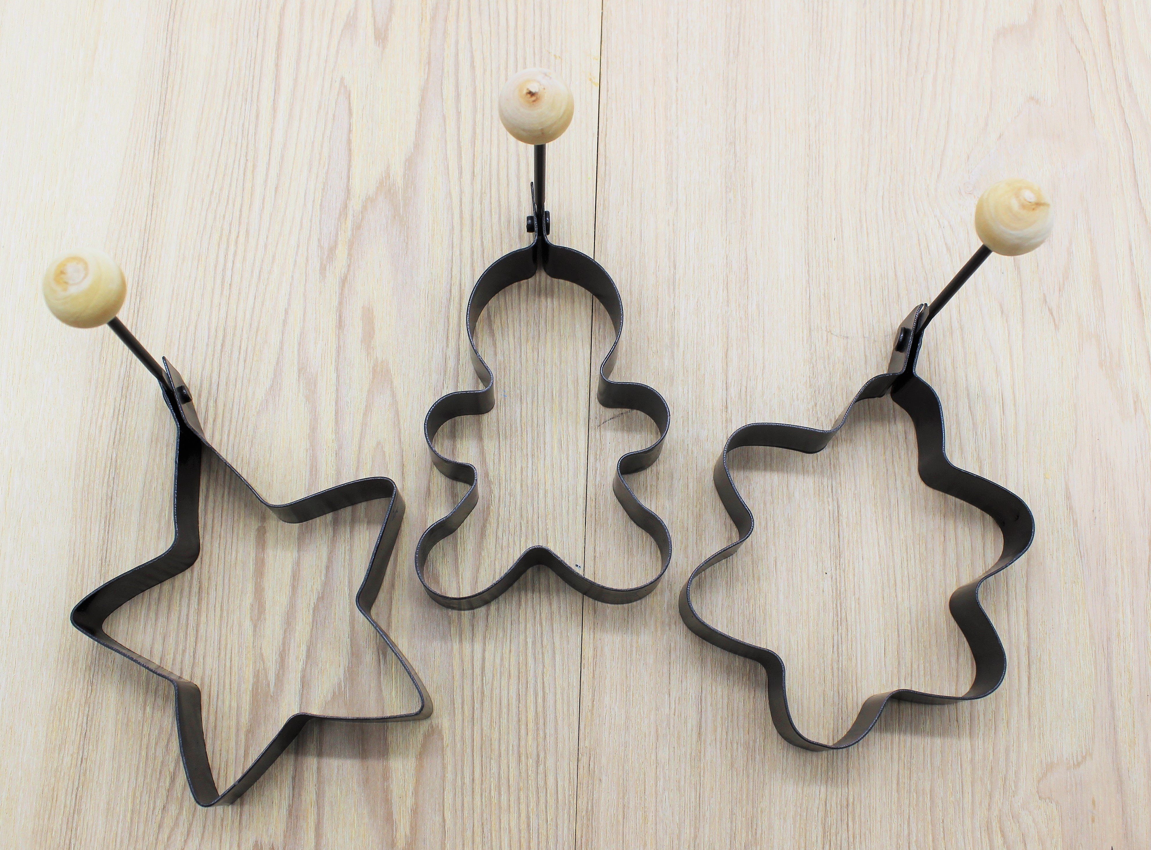 Luna24 simply great ideas... Pfannkuchenplatten Pfannkuchen-/Pancake-/Spiegelei-Form, 3er Set, Stahl, (3-St), Antihaft-beschichtet