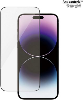 PanzerGlass Displayschutz Apple iPhone 14 Pro Max, Displayschutzglas, 1 Stück, Kratz-& Stoßfest, Antibakteriell, Berührungsempfindlich