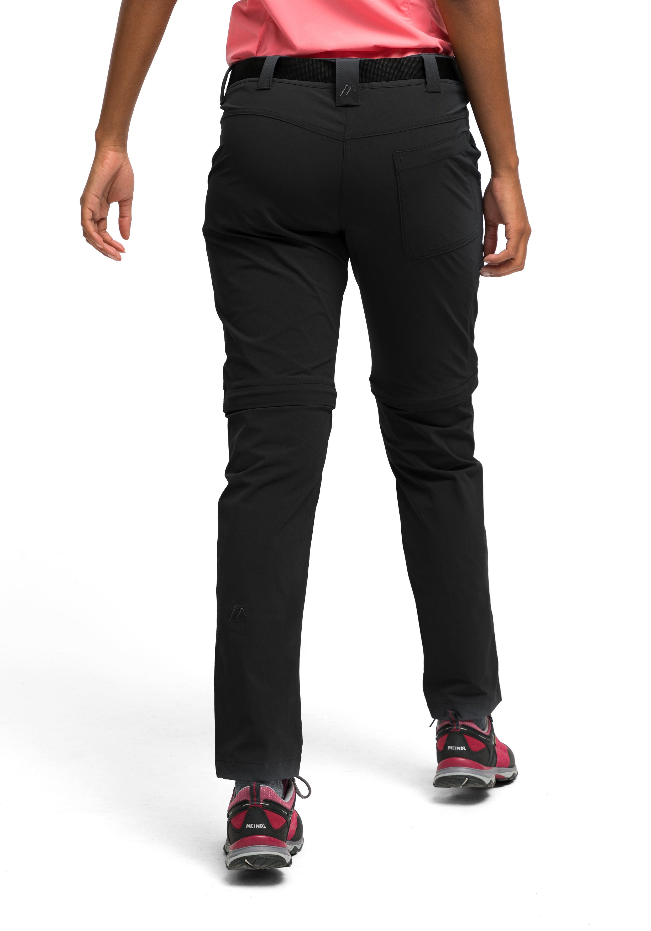 Maier Sports Outdoorhose Inara slim zip Damen Zip-Off Wanderhose, atmungsaktive Trekkinghose, Slim Fit