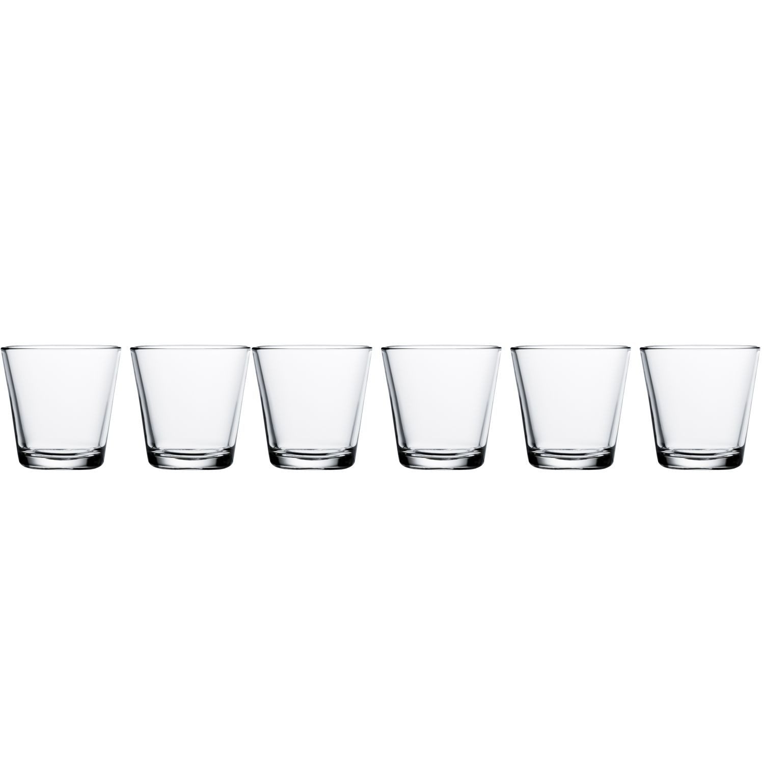IITTALA Glas Kartio Klar 210 ml, 6-tlg., Glas