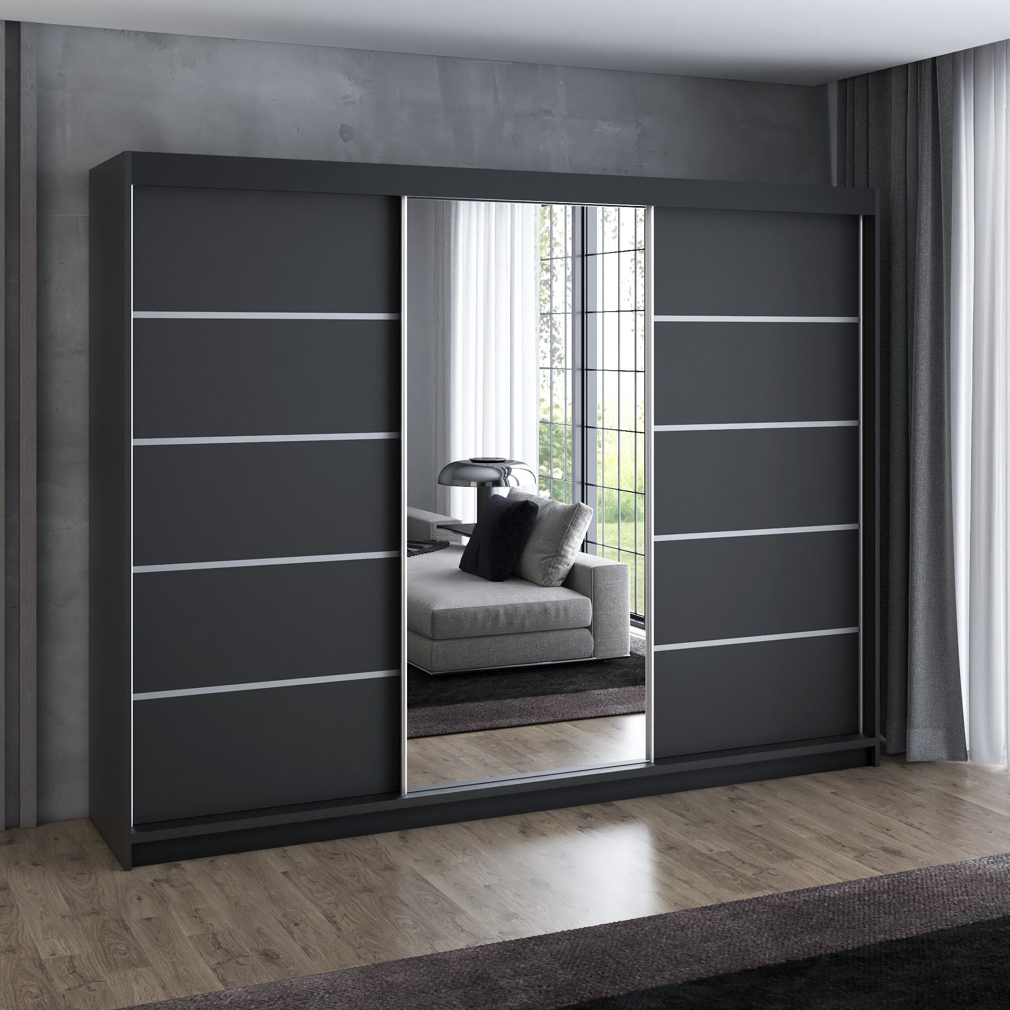 A&J MöbelLand GmbH Schwebetürenschrank VILANO 3 günstig online kaufen
