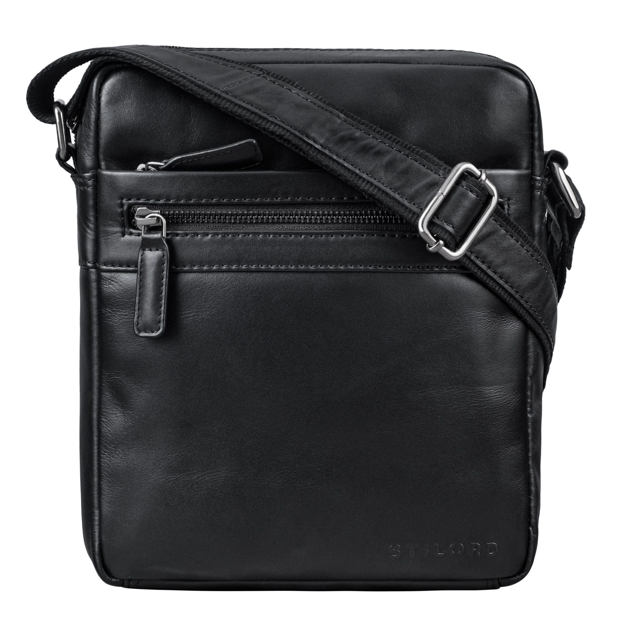 STILORD Schultertasche “Oli” Vintage Männerhandtasche Leder Klein für Tablet bis 11 Zoll