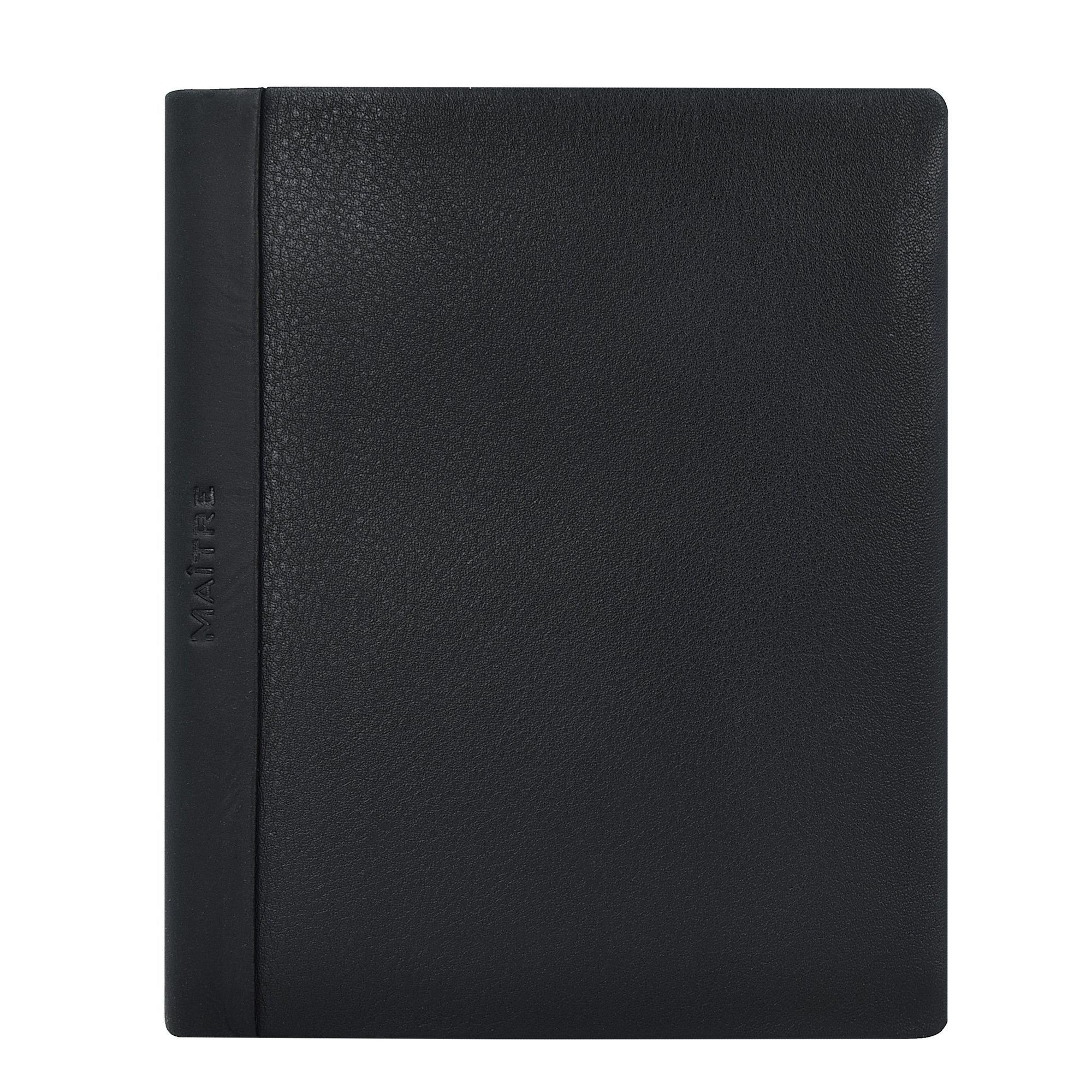 Maitre Portachiavi In Pelle Con Blocco RFID, Nero, 12x7x3,5 Cm, 8 Catena, Scomparti Multipli - 2