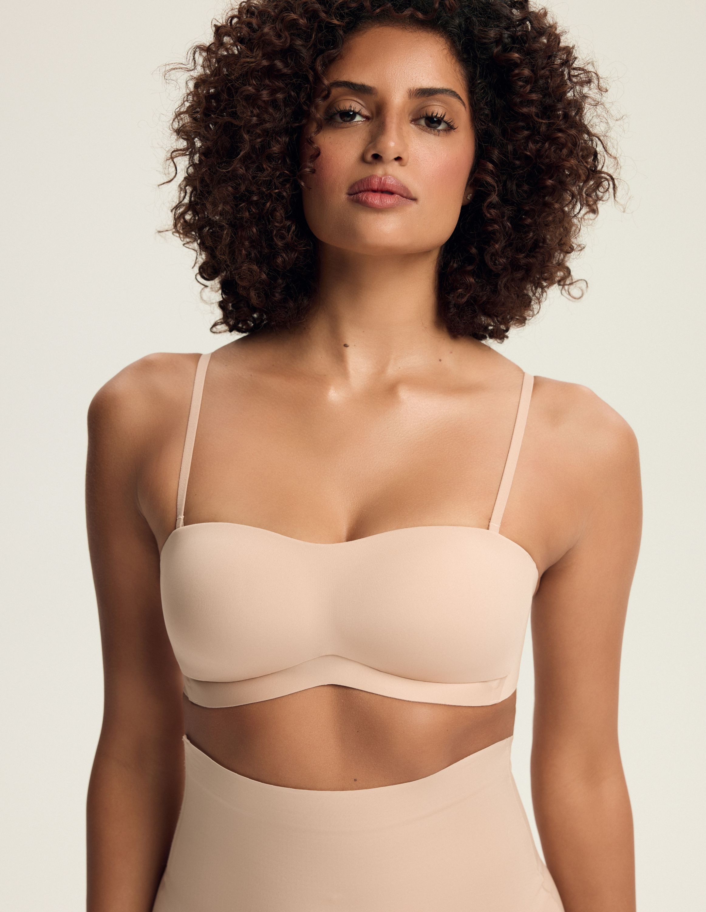ESOTIQ Bandeau-BH Bandeau-BH Smooth, abnehmbare Träger, glatte Cups