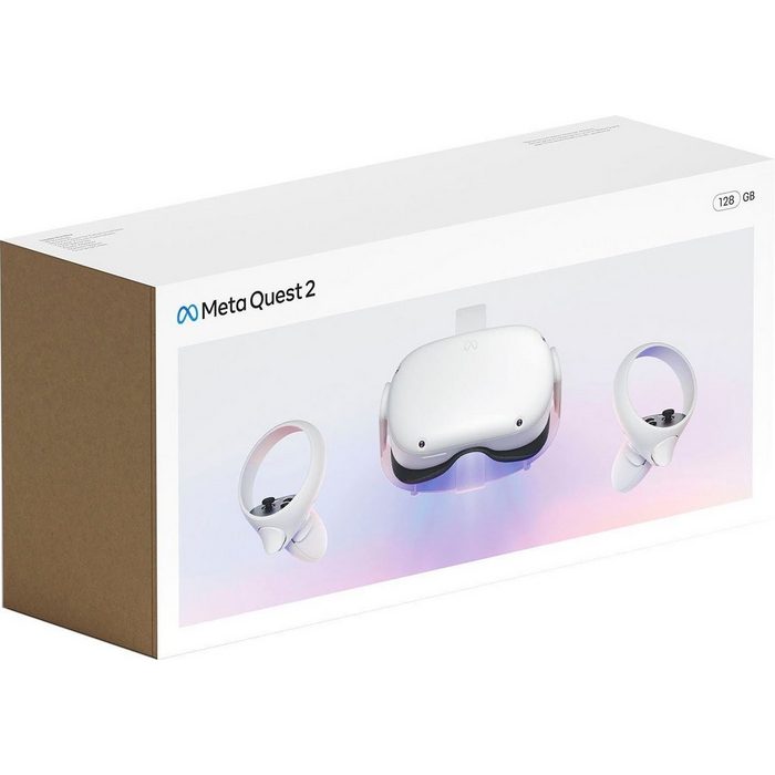 Meta Quest Meta Oculus Quest 2 128GB VR-Headset - Weiß Virtual-Reality-Headset