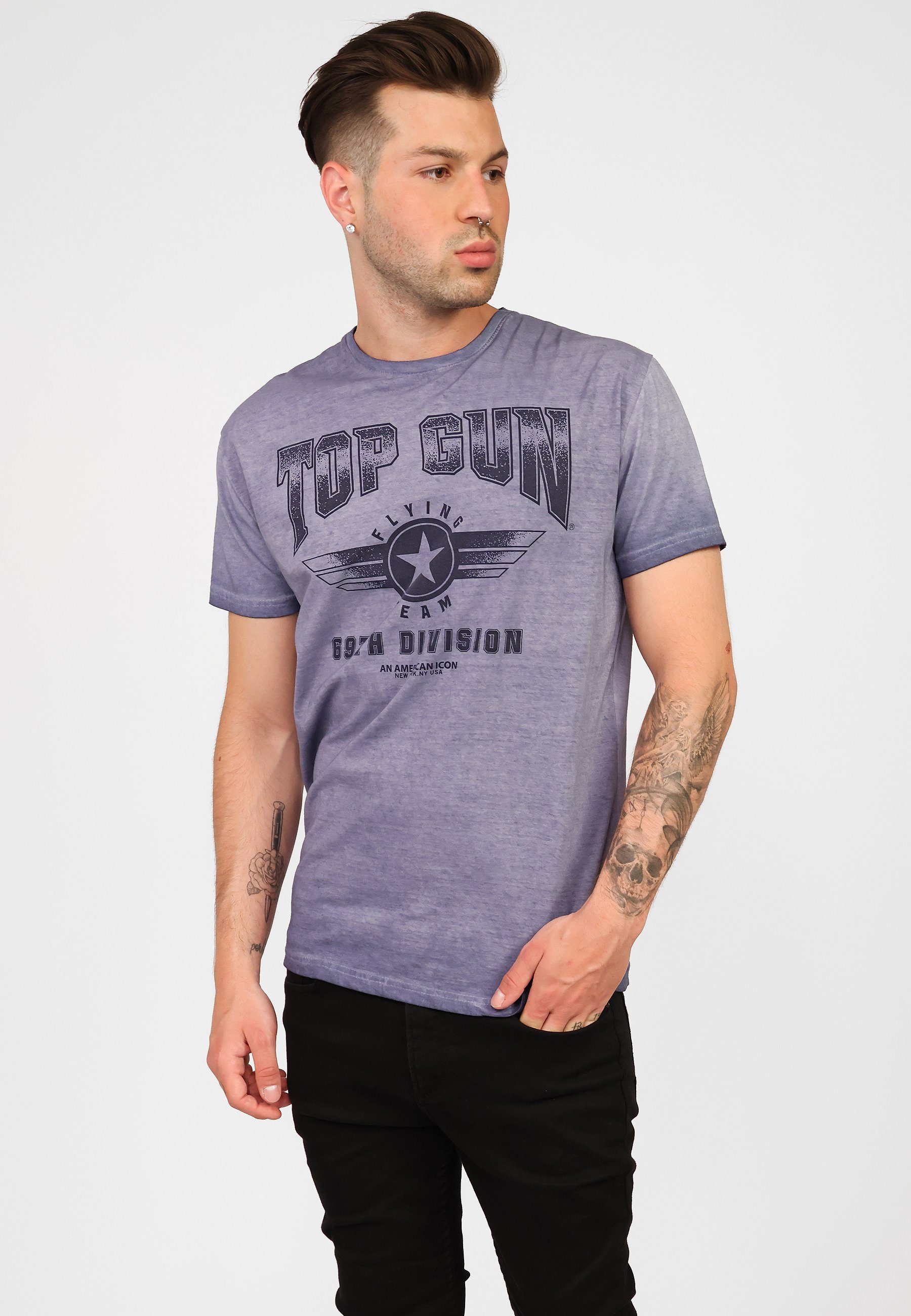 navy TG20212105 GUN TOP T-Shirt