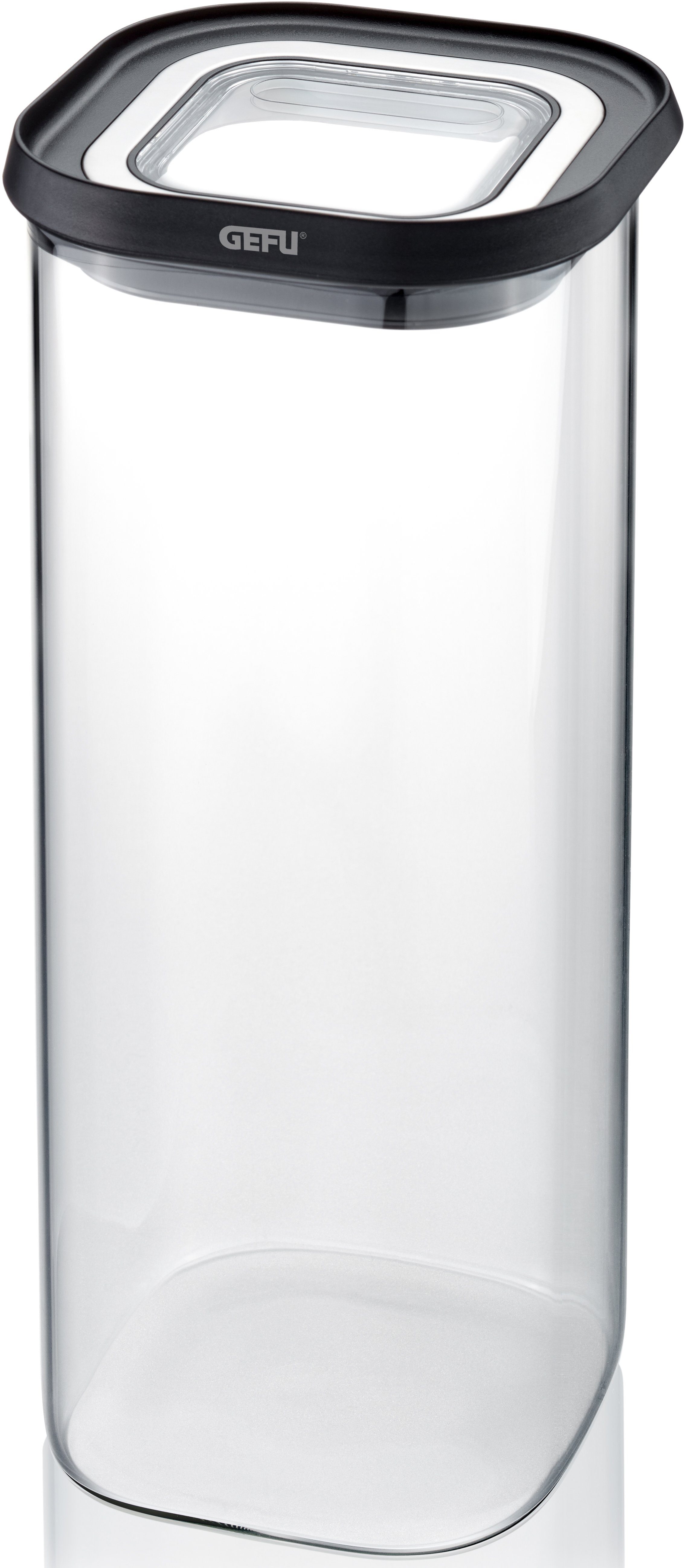 GEFU Vorratsdose PANTRY, Borosilikatglas, Kunststoff, (1-tlg), edel, elegant und praktisch