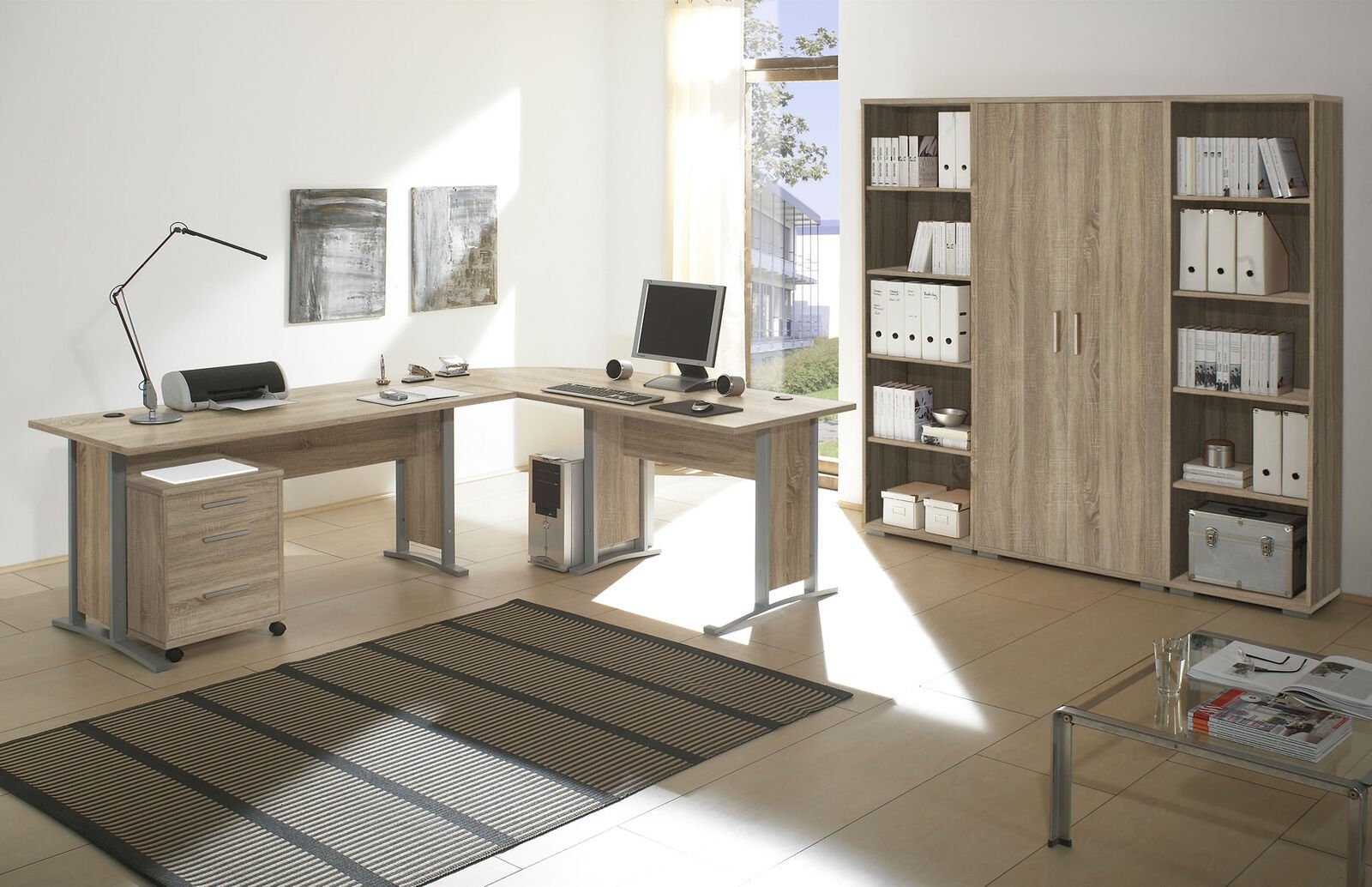 BEGA OFFICE Büromöbel-Set Office Line, (Komplett günstig online kaufen